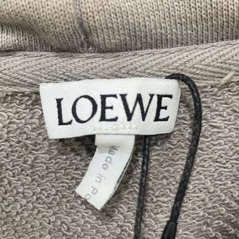 Loewe LOEWE Embroidered logo hoodie Size L / US 10 / IT 46 - 8 Thumbnail
