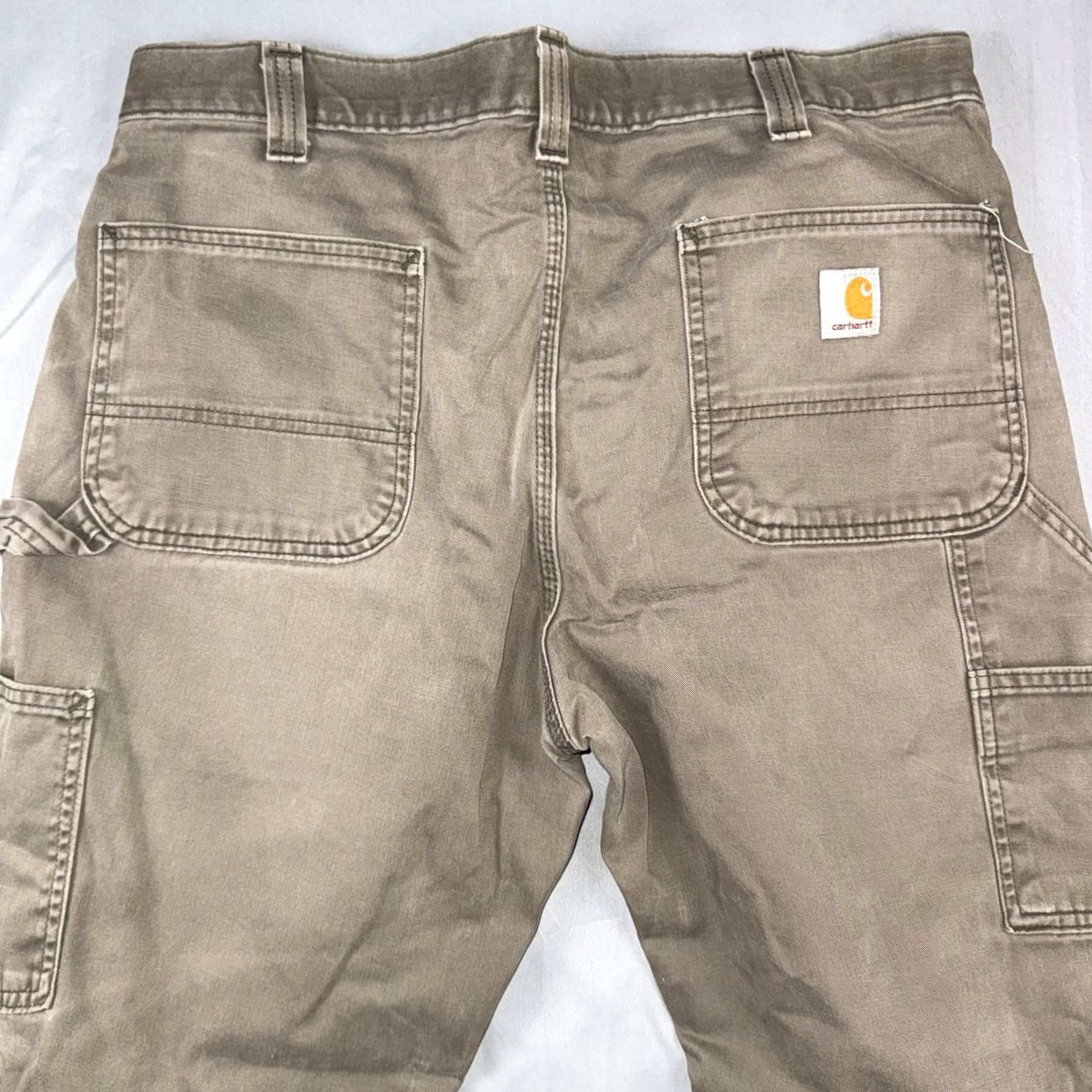 Carhartt Carhartt Pants Mens 36x30 Beige Canvas Carpenter Workwear Utility Cargo Size US 36 / EU 52 - 5 Thumbnail