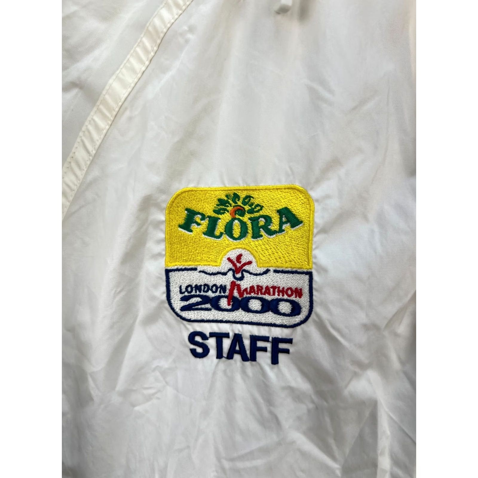 Adidas Flora London Marathon 2000 Adidas Windbreaker Jacket GB38/40 US M Size US M / EU 48-50 / 2 - 4 Thumbnail