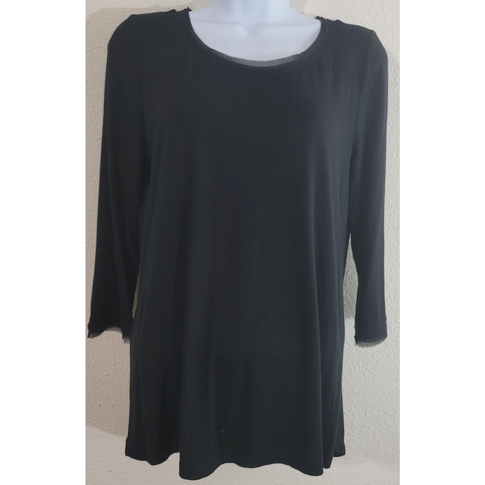 Other Rose & Olive Black Hi Low Shirt M Back Center Pleated Size M / US 6-8 / IT 42-44 - 1 Thumbnail