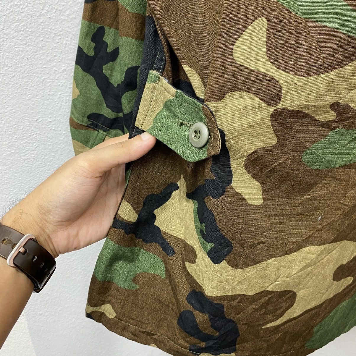 Vintage Deadstock Vintage 80s US Military Woodland Camouflage Jacket Size US M / EU 48-50 / 2 - 8 Thumbnail