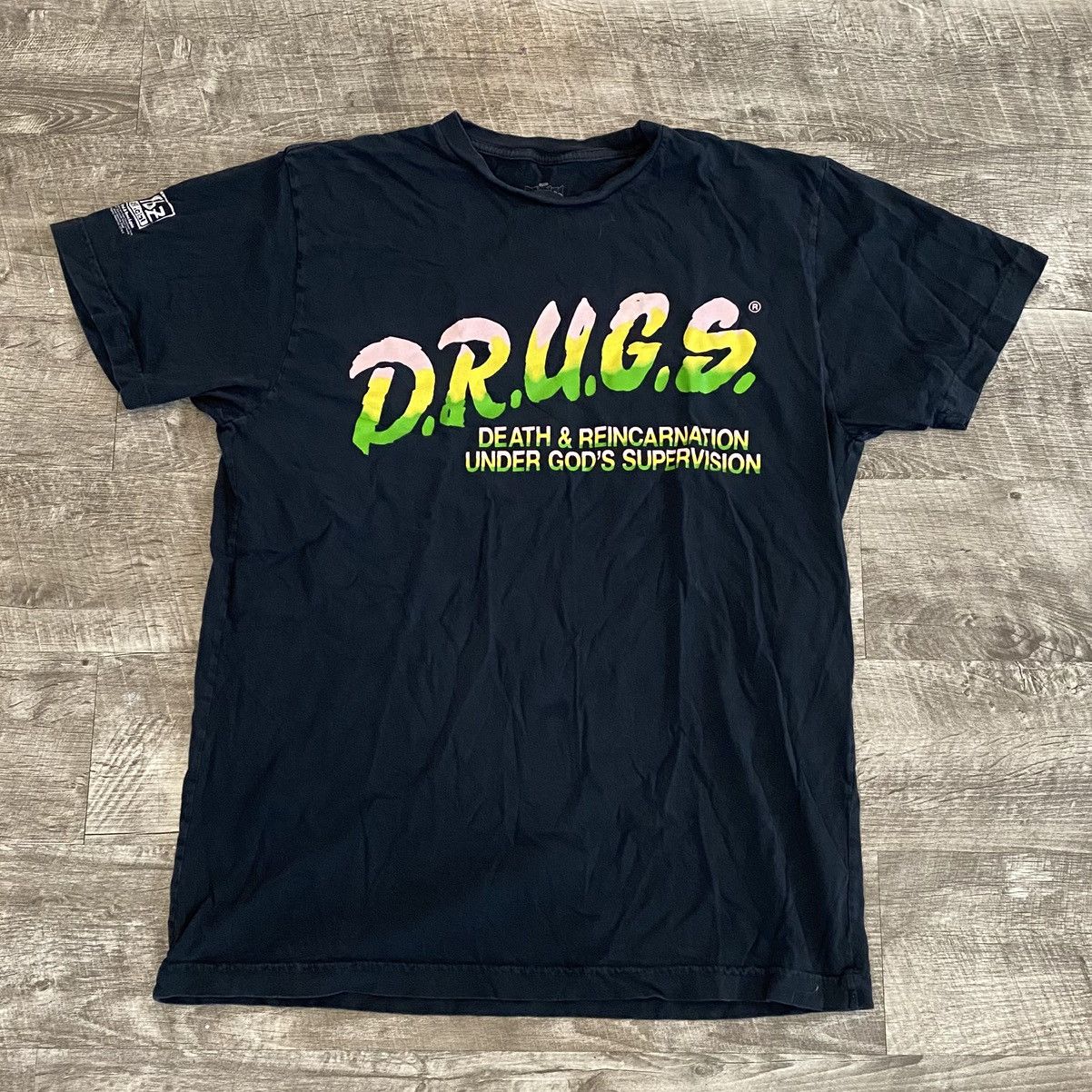 Flatbush Zombies Rare FBZ D.R.U.G.S. T Shirt. Size US L / EU 52-54 / 3 - 1 Thumbnail