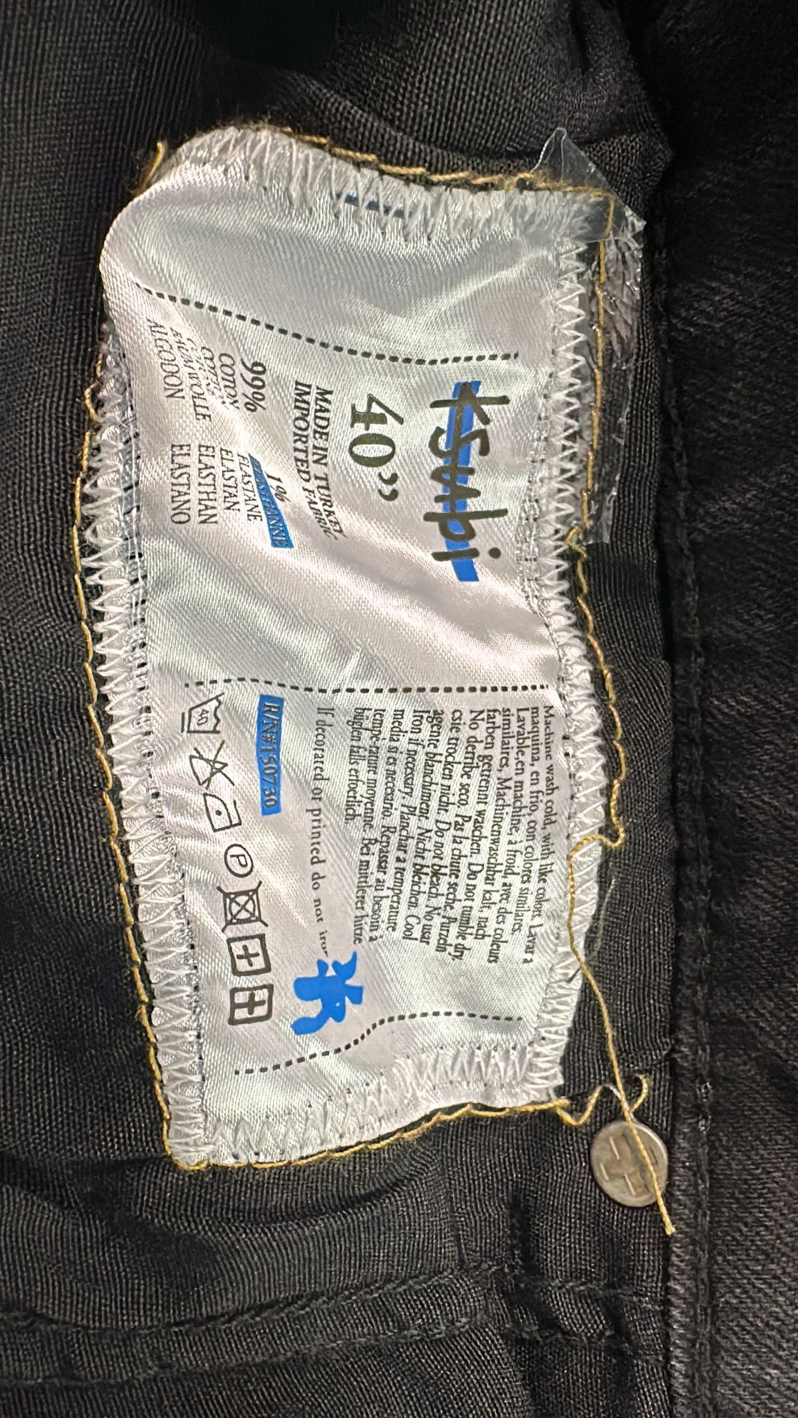 Ksubi × Vintage Ksubi Van Thrifted Black Jean Size 40 Size US 40 / EU 56 - 8 Thumbnail