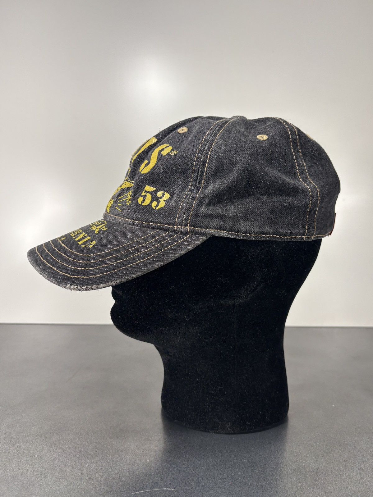 Levi's Y2K Levis Baseball Cap 2000s Vintage Printed Hat Von Dutch Size ONE SIZE - 12 Thumbnail