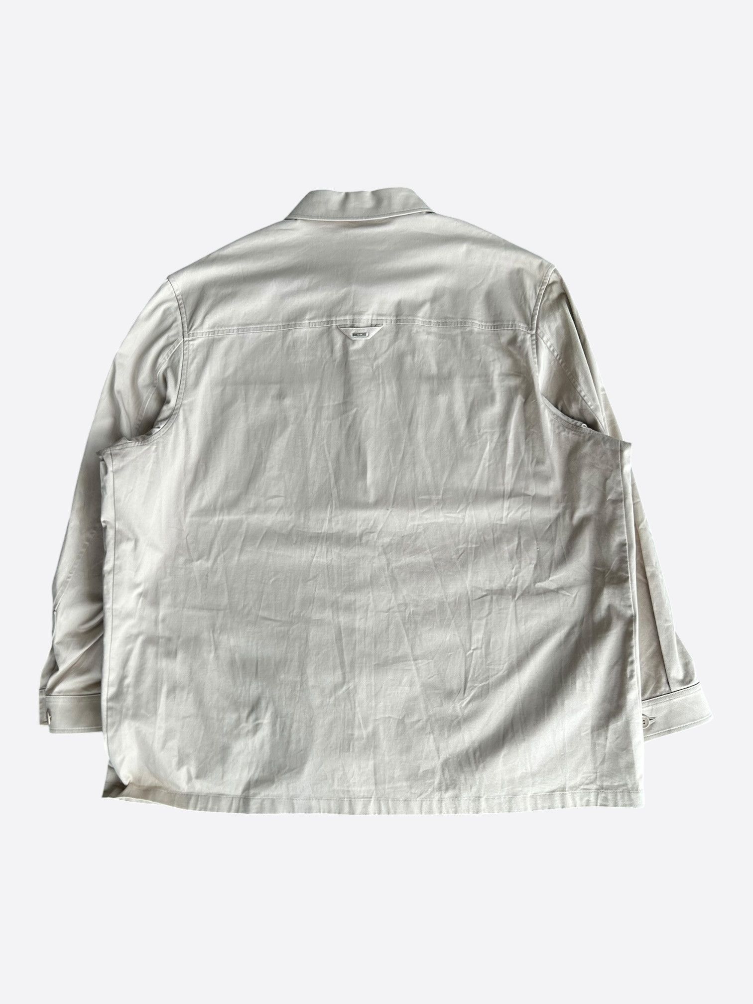 Louis Vuitton Louis Vuitton Beige Monogram Overshirt Size US XXL / EU 58 / 5 - 2 Thumbnail