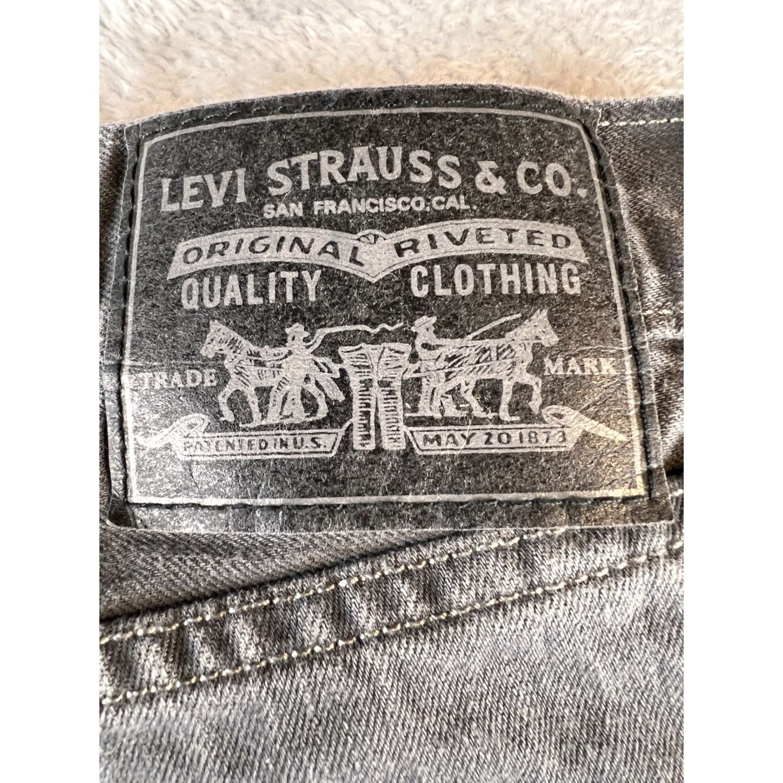 Levi's Levi's Jeans Men 36 36x30 Gray Skinny City Logo 5-Pocket Denim Vintage No Size US 36 / EU 52 - 3 Thumbnail