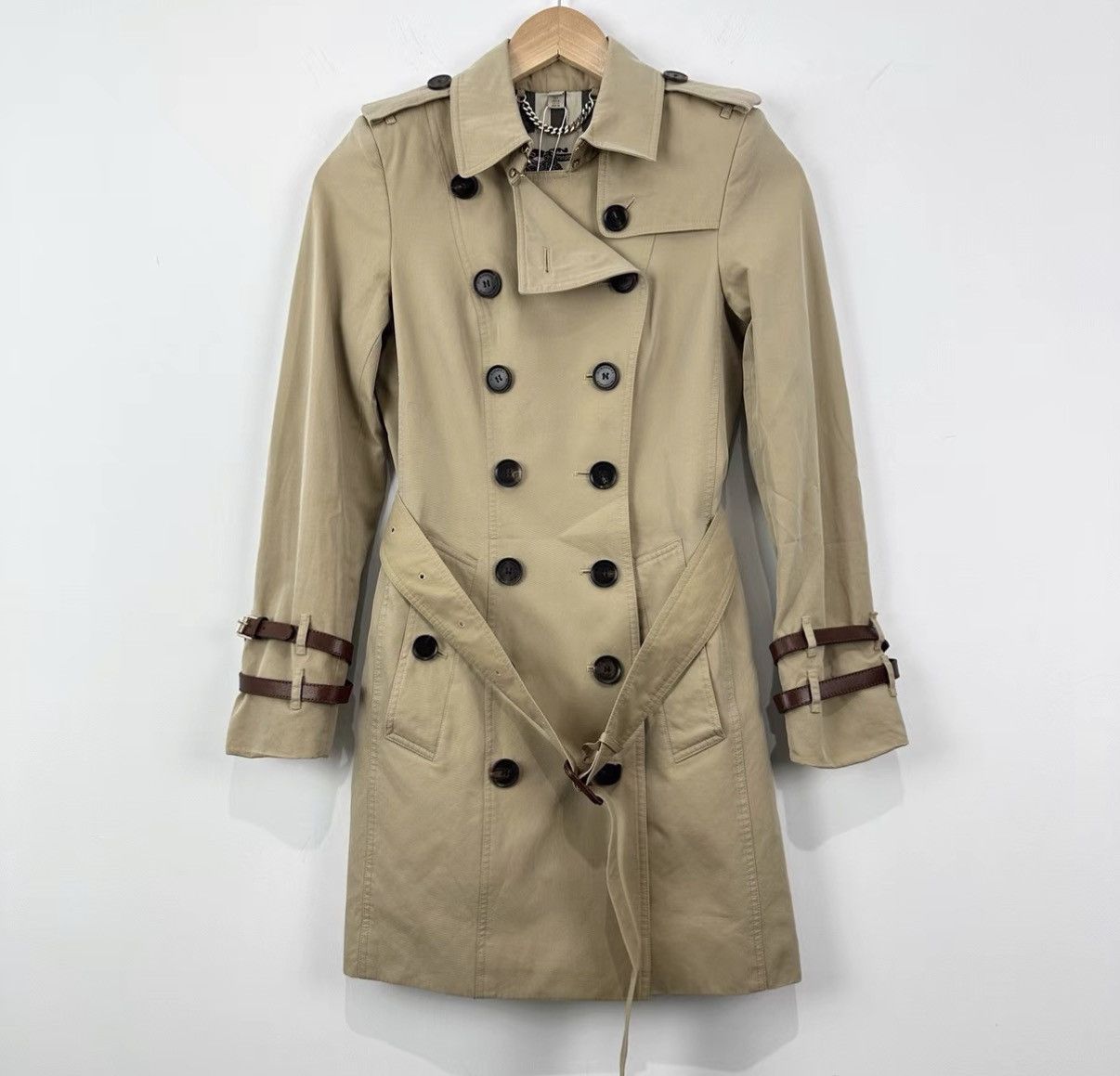 Burberry Burberry Double-breasted Trench Coat J42 Size XXS / US 00 / IT 34 - 1 Thumbnail