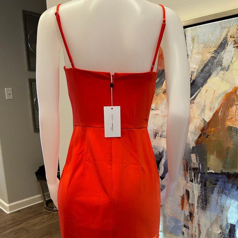 Designer Lovers & Friends Aria Asymmetrical Hem Mini Dress Size M / US 6-8 / IT 42-44 - 4 Thumbnail
