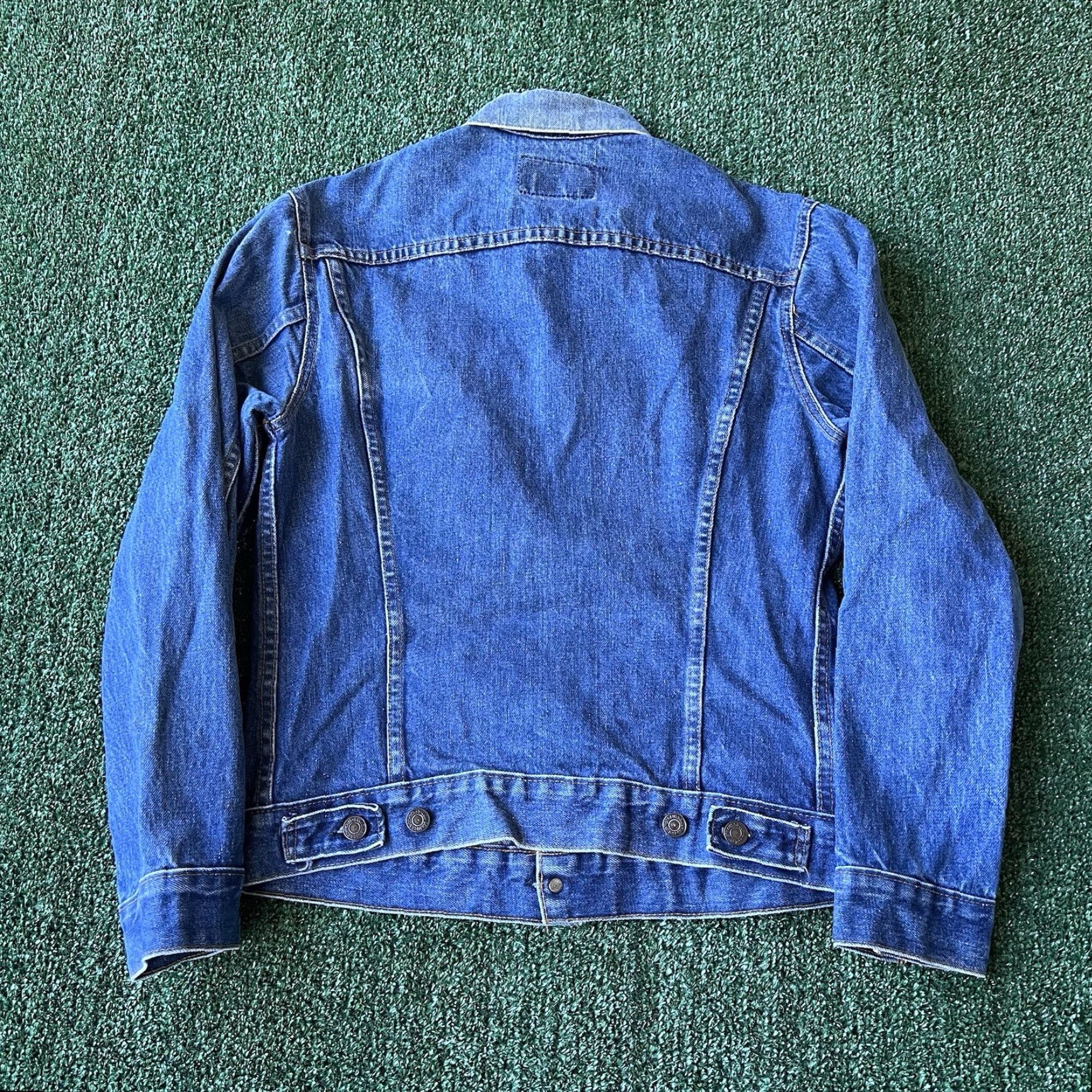 Levi's VTG Levi’s 70505-0217 Type 3 Indigo Denim Jean Jacket Small 36 B Men USA 70s Trucker Size US 36 / EU 52 - 7 Thumbnail