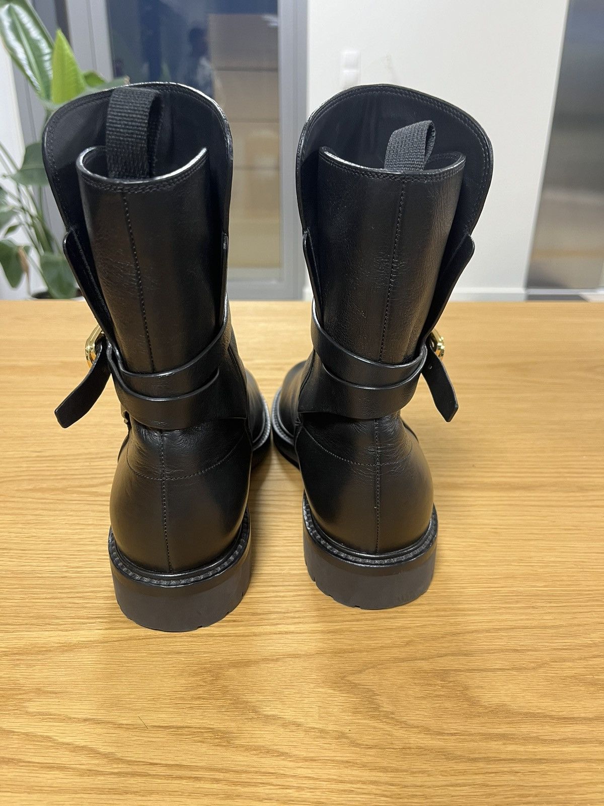 Dior Calfskin Empreinte Black Ankle Boots Size US 9 / EU 42 - 2 Thumbnail