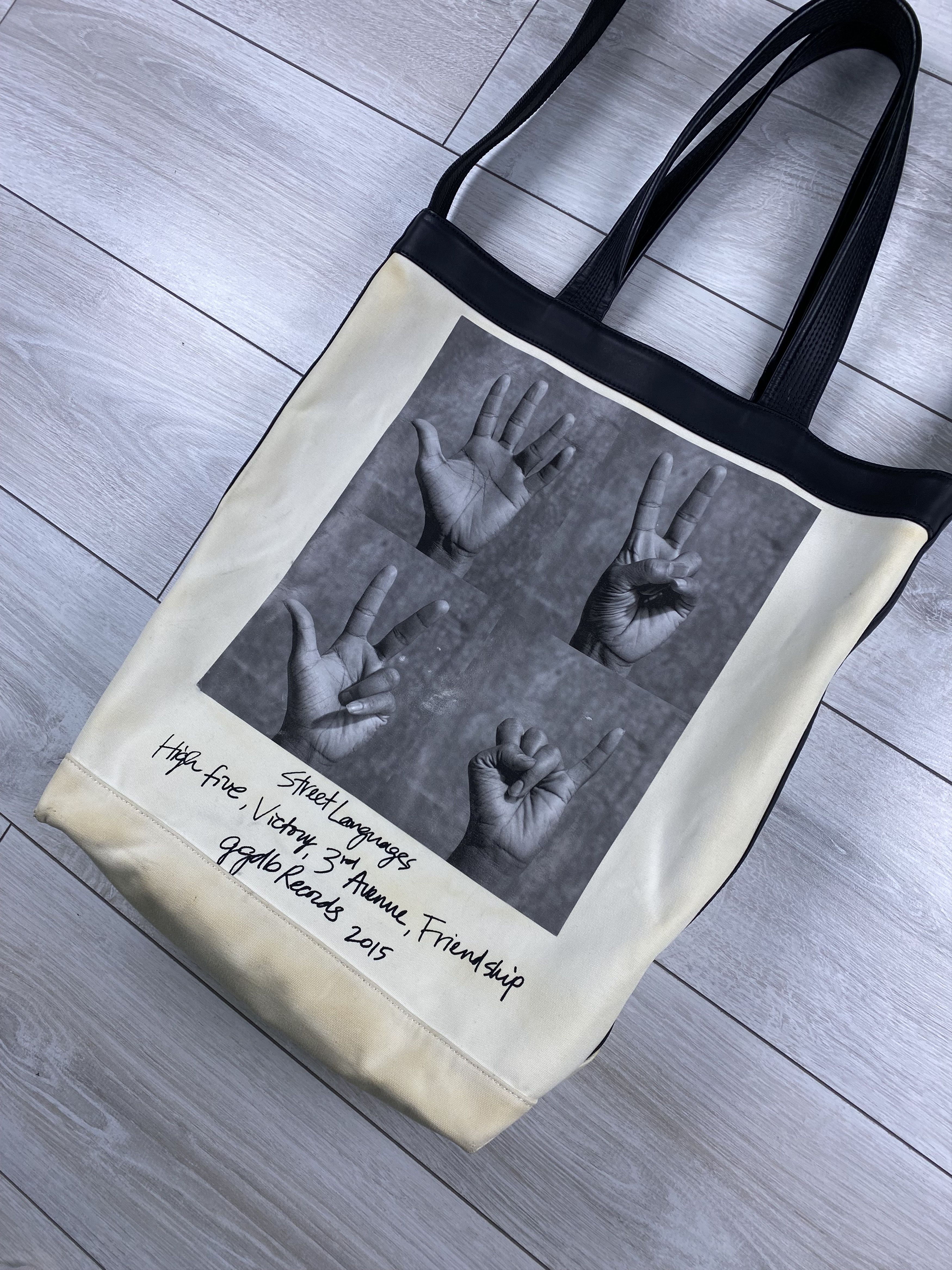 Golden Goose Golden Goose Deluxe Brand Street Languages Print bag Size ONE SIZE - 4 Thumbnail