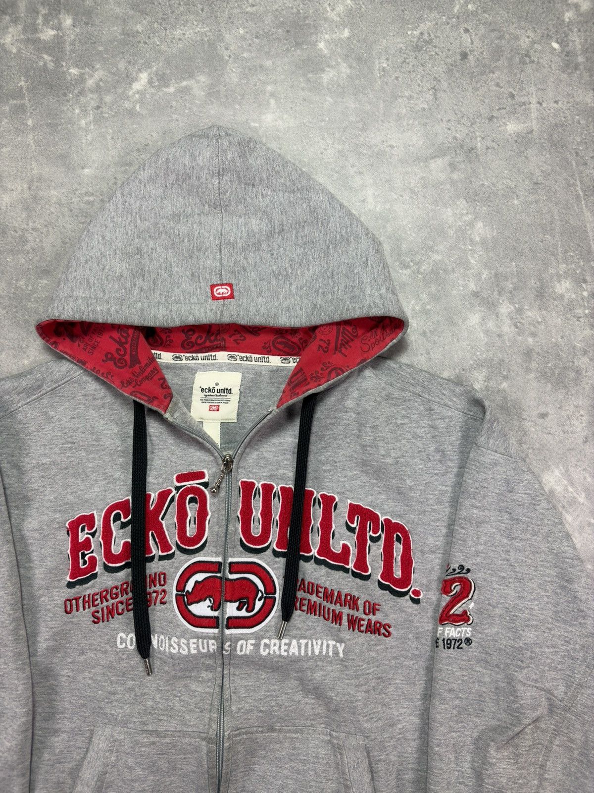 Ecko Unltd. Ecko Unlimited Big Logo Baggy Zip Hoodie L Swag Rap Size US L / EU 52-54 / 3 - 4 Thumbnail