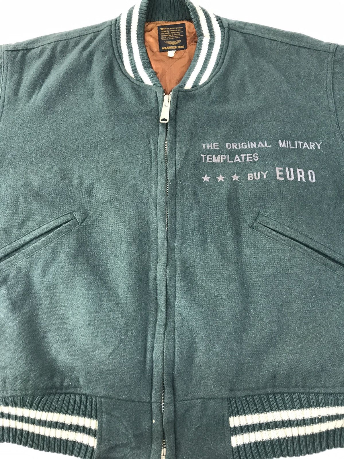 Wrangler Wrangler Euro Flying Jacket Suit Jacket Embroidery Logo Size US M / EU 48-50 / 2 - 3 Thumbnail