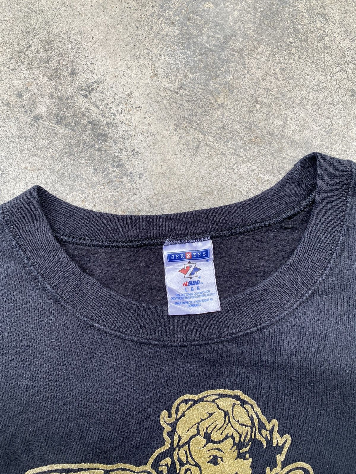 Vintage Vintage Good Music Getting Out Our Dreams Record Sweatshirt Size US L / EU 52-54 / 3 - 6 Thumbnail