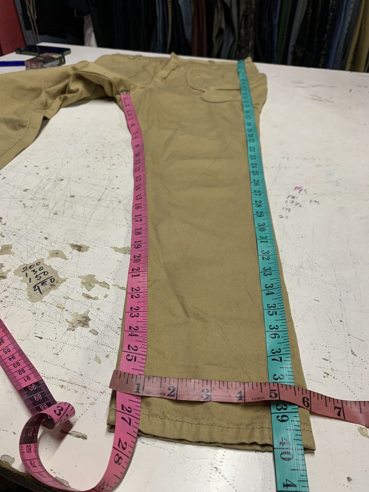 mercibeaucoup Distressed mercibeaucoup jevous enpria Size 31" - 20 Thumbnail