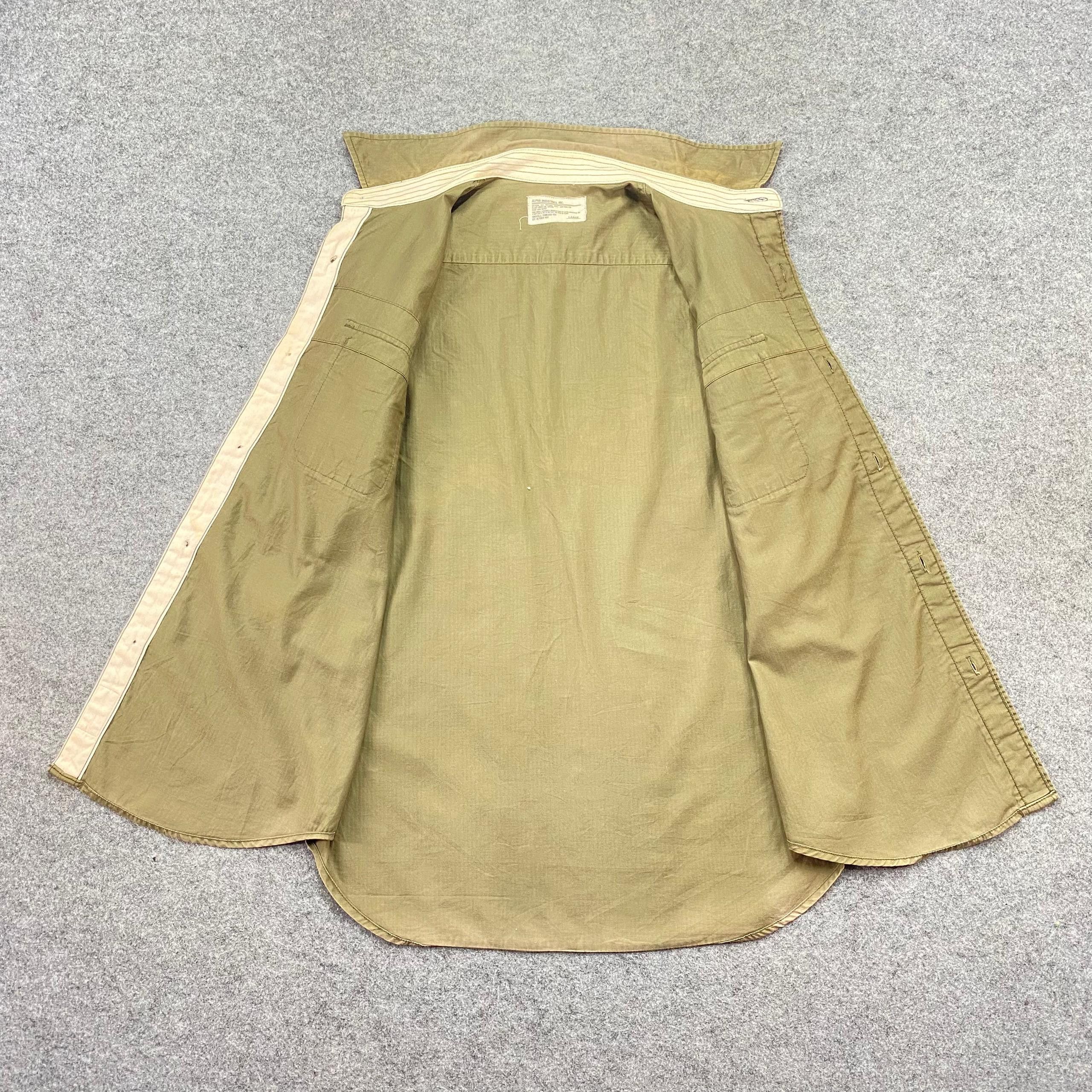 Alpha Industries Vintage Alpha Industry Millitary Army Jacket Size US L / EU 52-54 / 3 - 3 Thumbnail