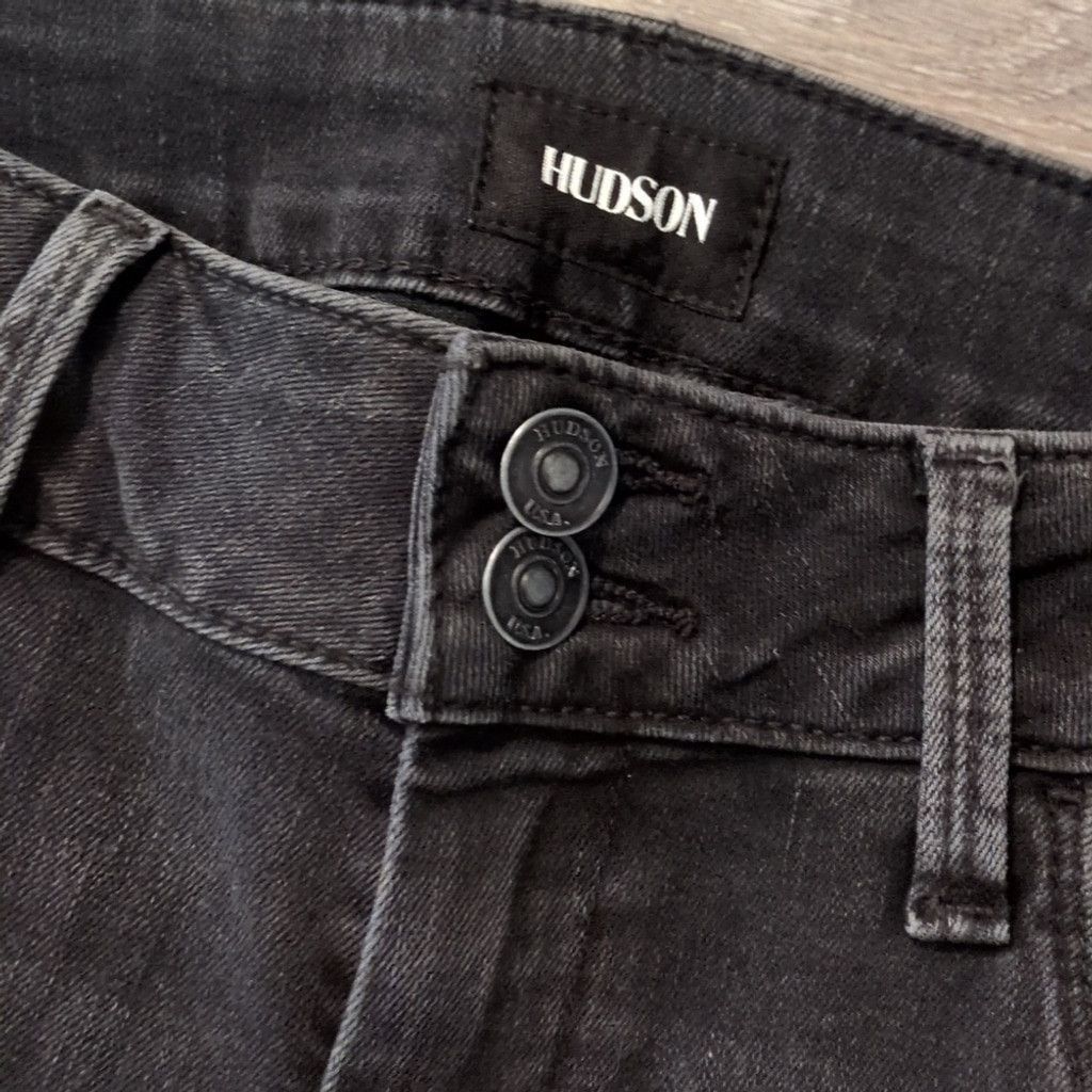 Hudson Hudson Jeans Collin Raw-Edge Mid Rise Cropped Jeans Size 26 Size 26" / US 2 / IT 38 - 5 Thumbnail