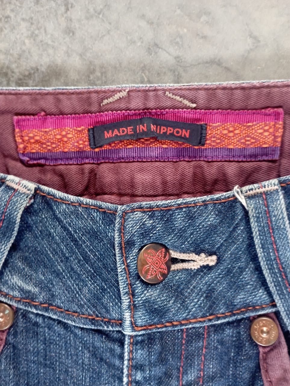 If Six Was Nine Super Flare Jeans Made In Japan Stone Wash ET BOITE Bootcut Size US 27 - 9 Thumbnail