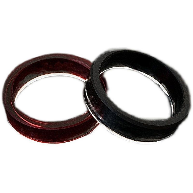 Jewelry Dark Jewelry Rings Open Size Chrome Ring (Size 7-13) Size ONE SIZE - 3 Thumbnail