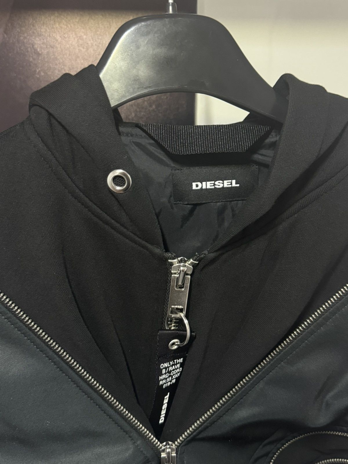 Diesel ⛔️Diesel black multi zip bomber jacket Size US S / EU 44-46 / 1 - 4 Thumbnail