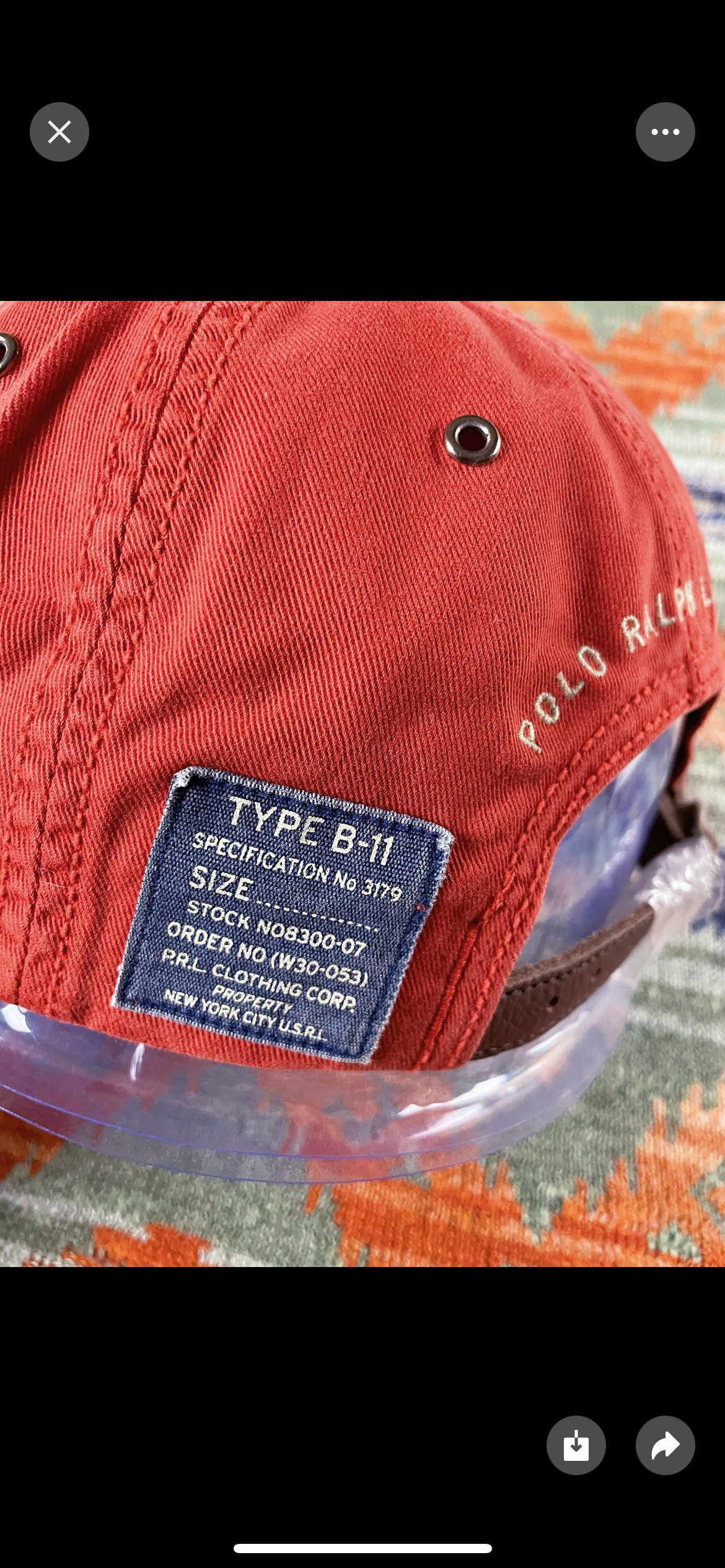 Polo Ralph Lauren Polo Ralph Lauren Leather Baseball Hat Cap Size ONE SIZE - 3 Thumbnail