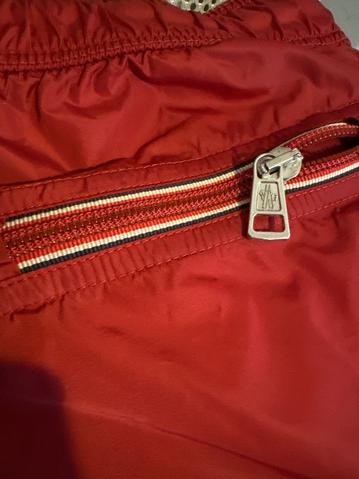 Moncler Moncler Red Drawstring Swim Shorts Size US 36 / EU 52 - 5 Thumbnail