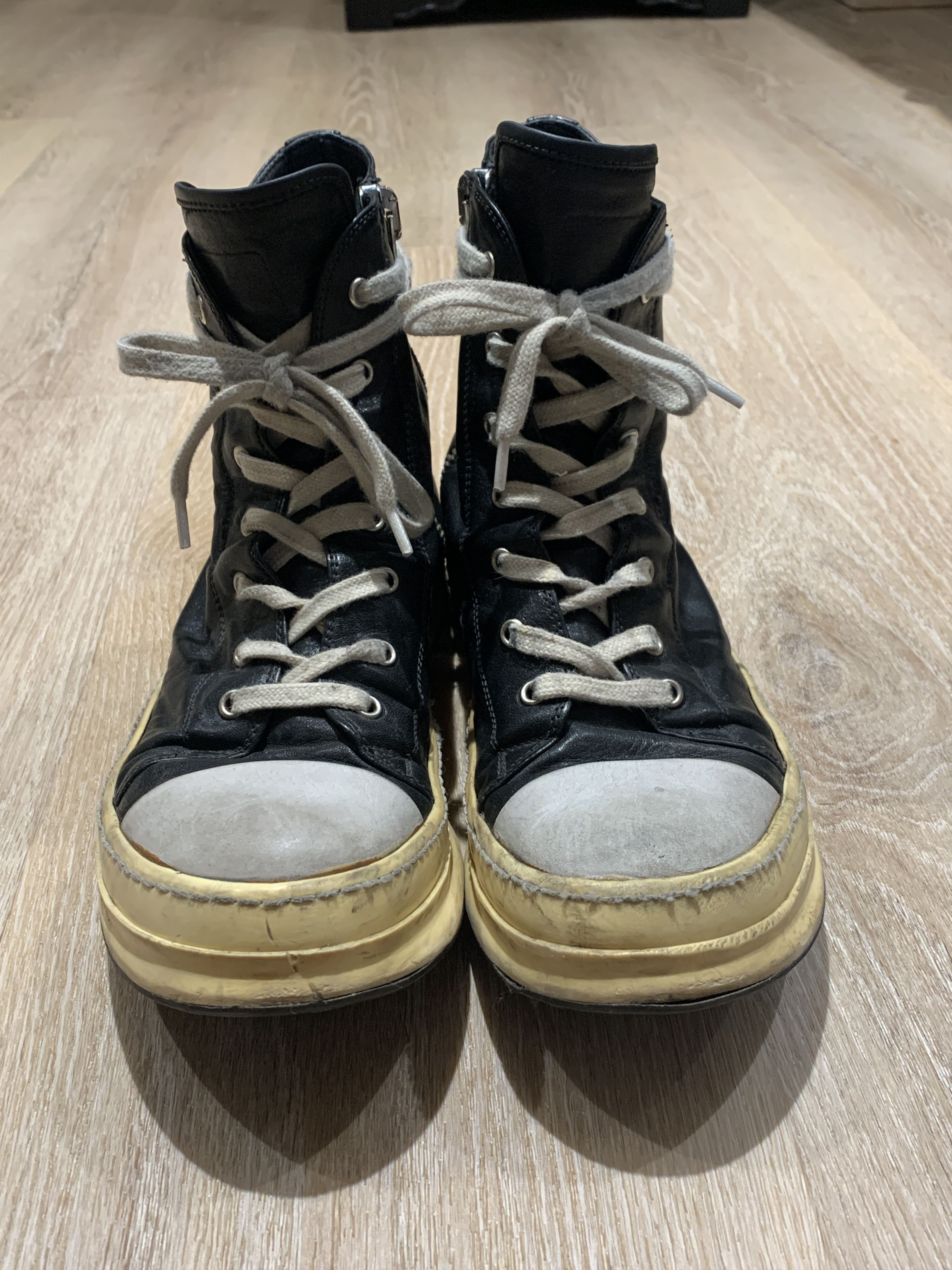 Rick Owens Rick Owens SS09 "Strutter" Staple Ramones Size US 10 / EU 43 - 4 Thumbnail