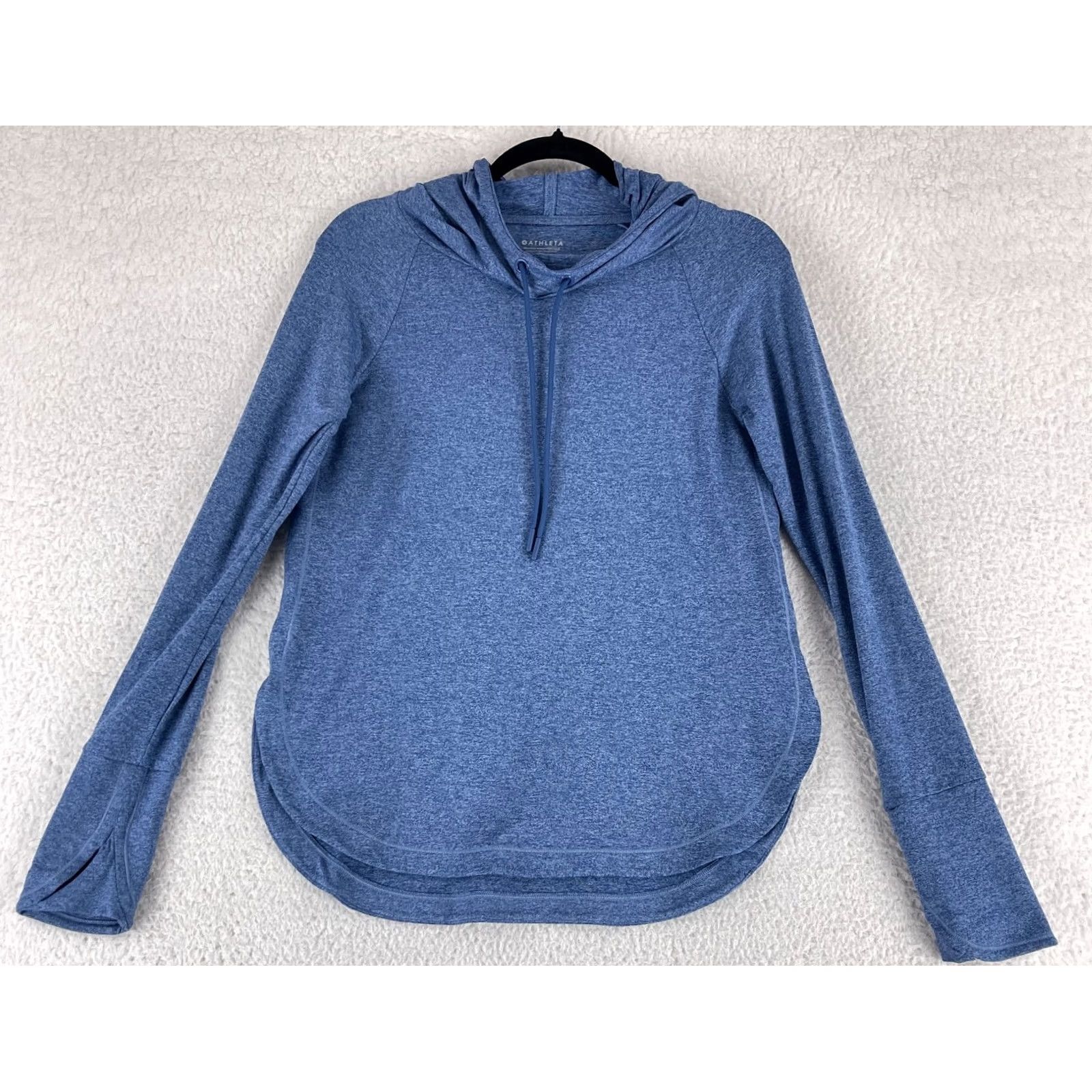 Athleta Athleta Uptempo Hoodie Sweatshirt Womens XS Blue Long Sleeve Hiking Outdoors Size XS / US 0-2 / IT 36-38 - 2 Thumbnail