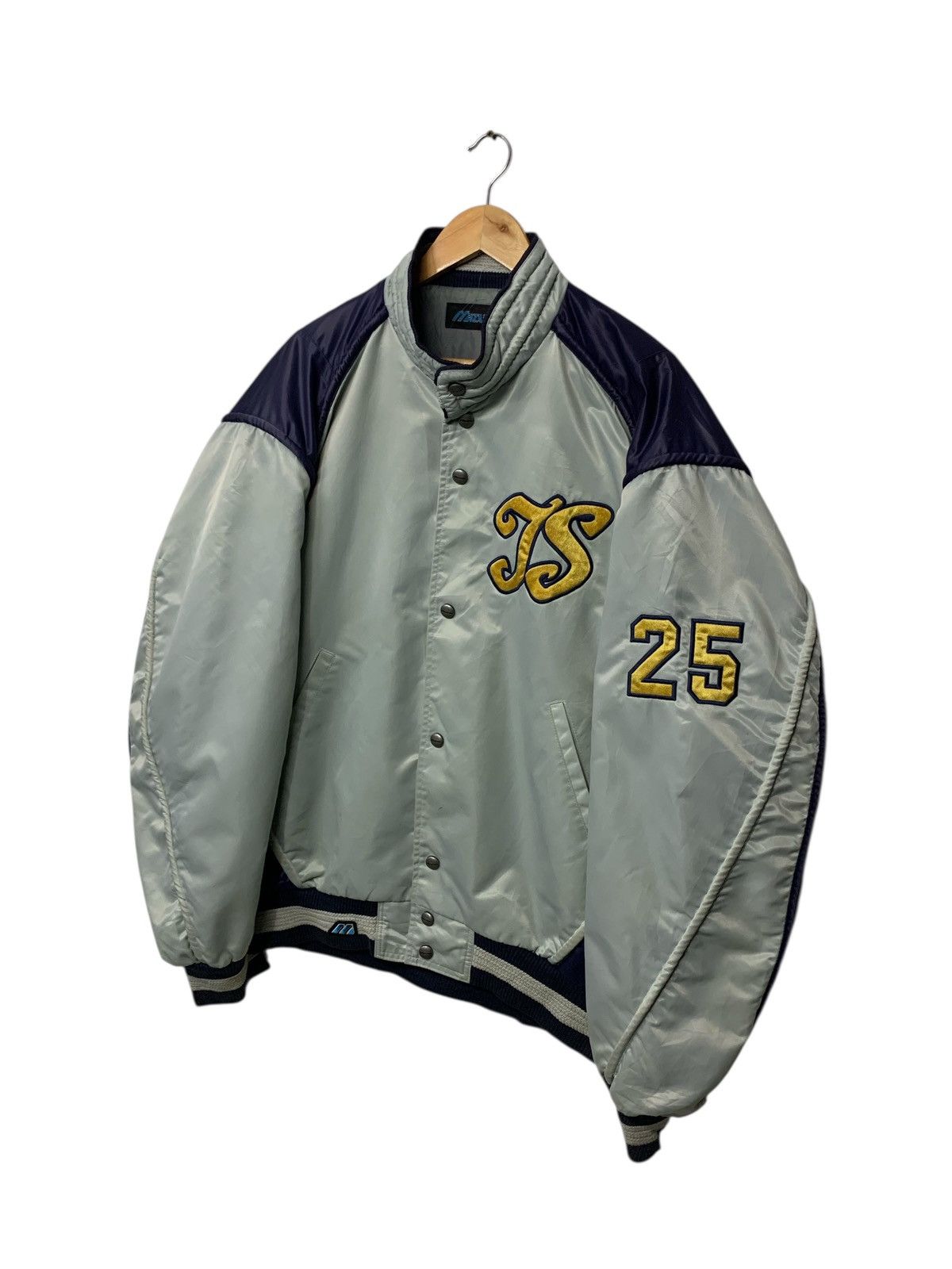 Mizuno Vintage 90's Mizuno JS "25" Button Ups Baseball Jacket Size US XL / EU 56 / 4 - 2 Thumbnail