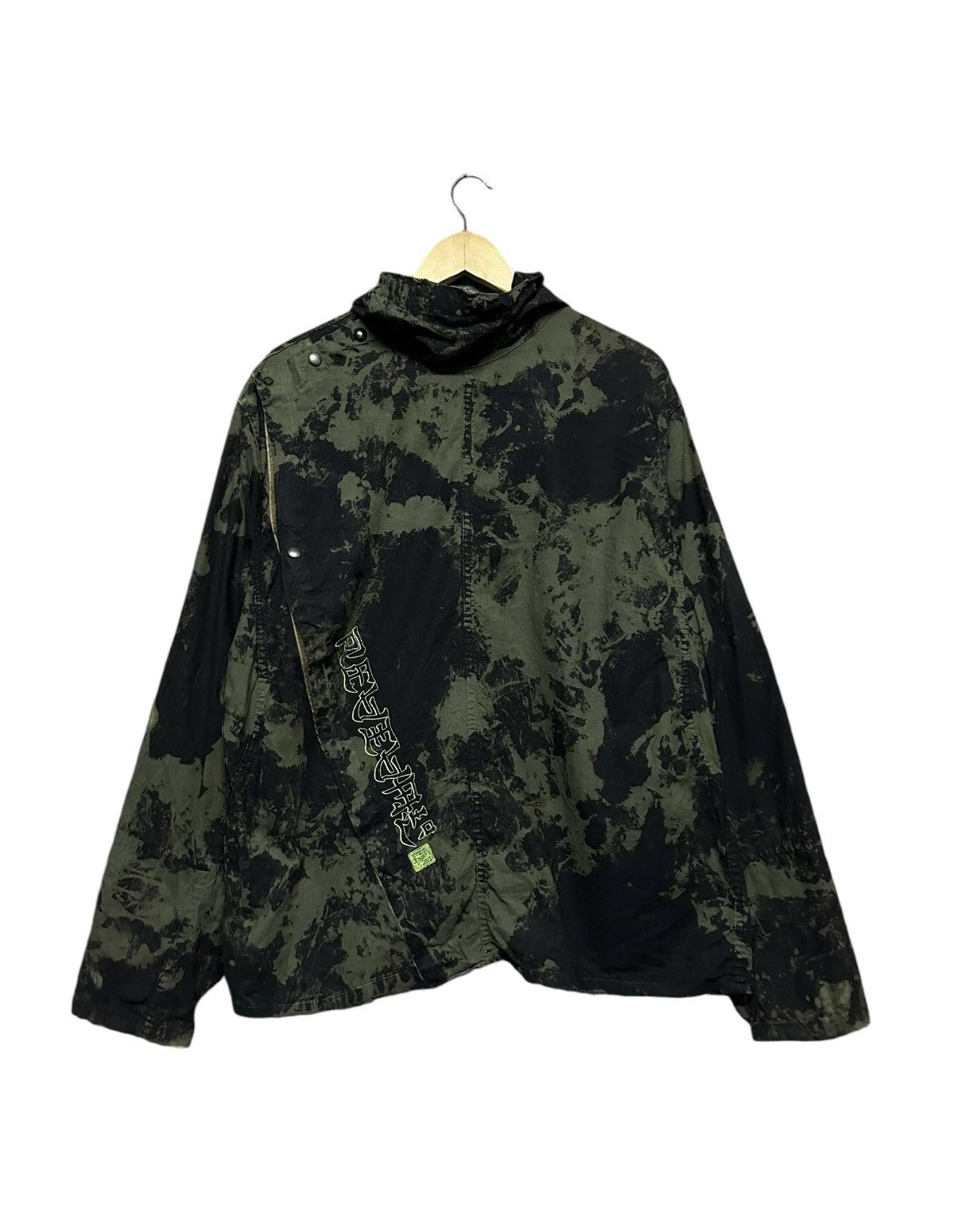 Japanese Brand × Vintage Japanese Brand Urban Camouflage Nerrow Snap Hoodie Jacket Size US L / EU 52-54 / 3 - 1 Thumbnail