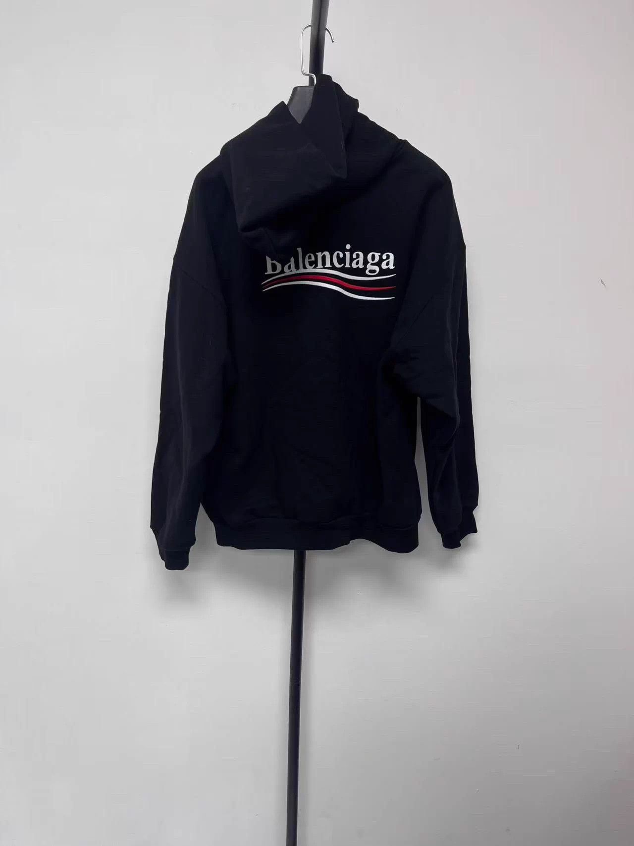 Balenciaga Balenciaga logo embroidered hoodie men's black S Size US S / EU 44-46 / 1 - 2 Thumbnail