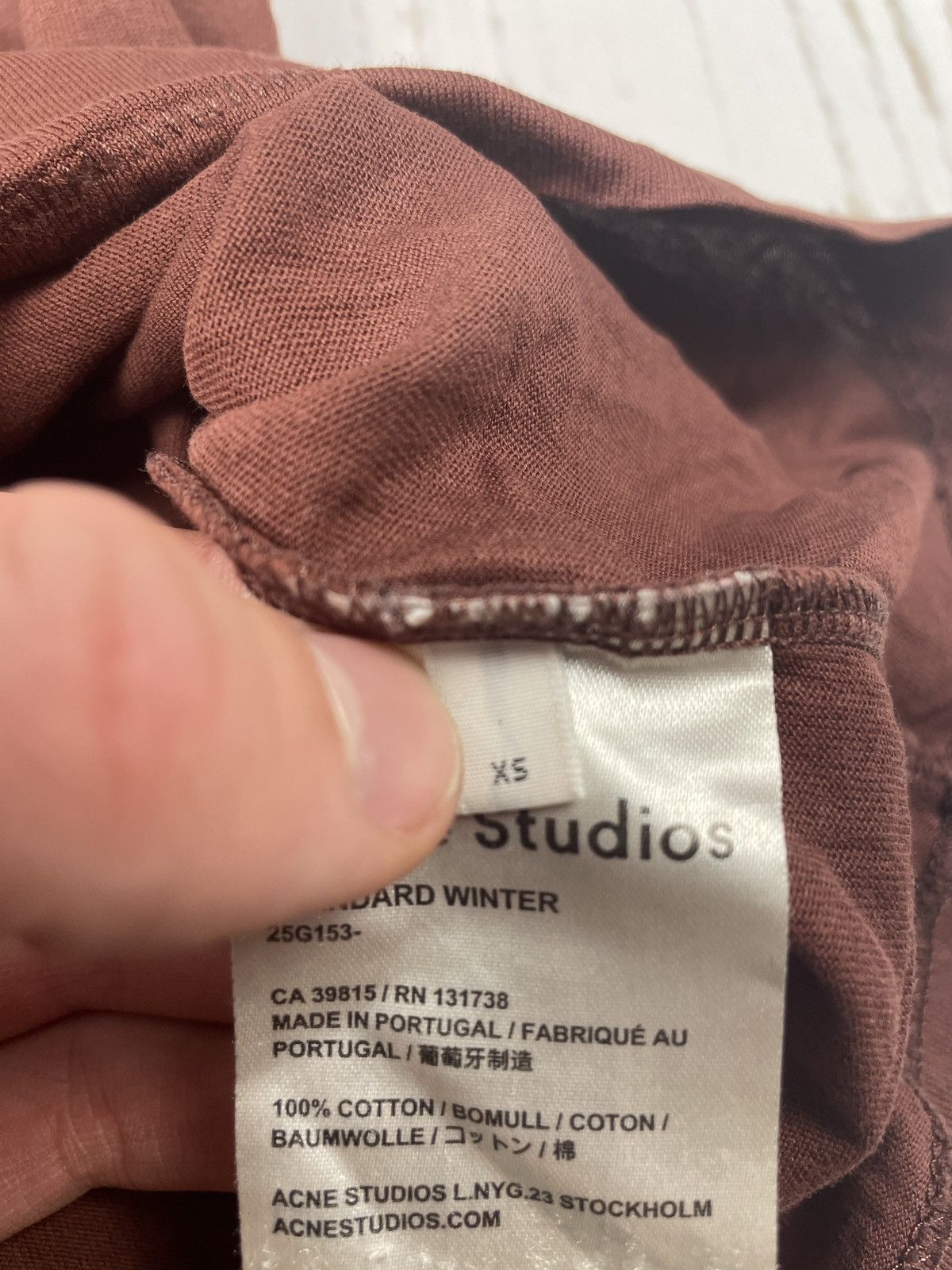 Acne Studios Acne Studios Basic T-Shirt Japanese Size US S / EU 44-46 / 1 - 4 Thumbnail