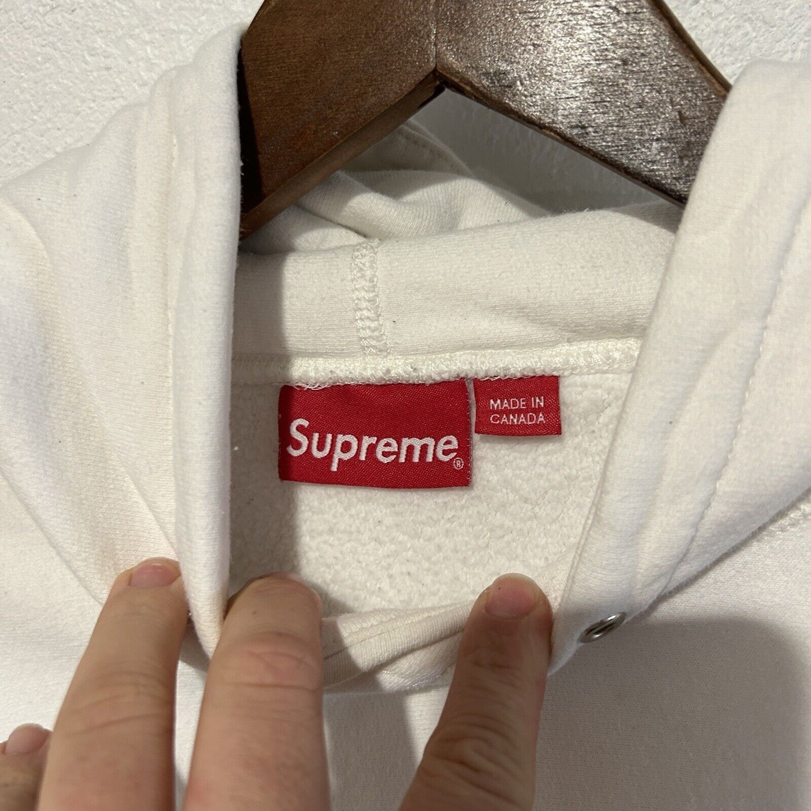 Supreme SS16 Supreme Anti-Church Pure Fear Hoodie Sweatshirt "White" Size US M / EU 48-50 / 2 - 4 Thumbnail