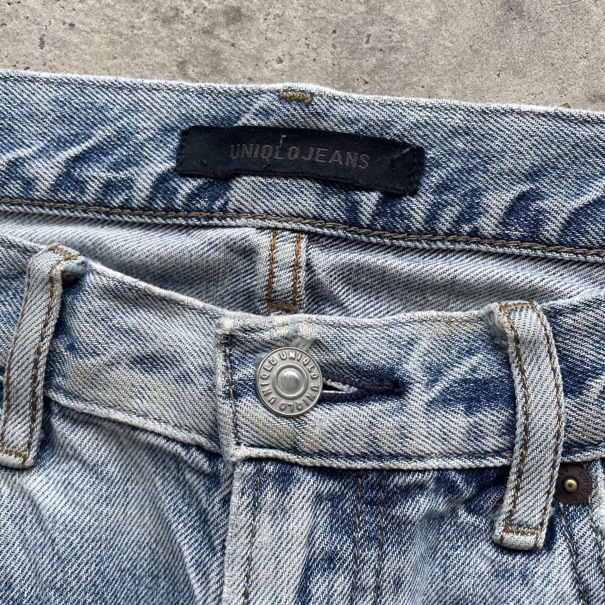 Japanese Brand W32 Vintage Japanese Wash Distressed Jeans Faded Denim Pants Size US 32 / EU 48 - 6 Thumbnail