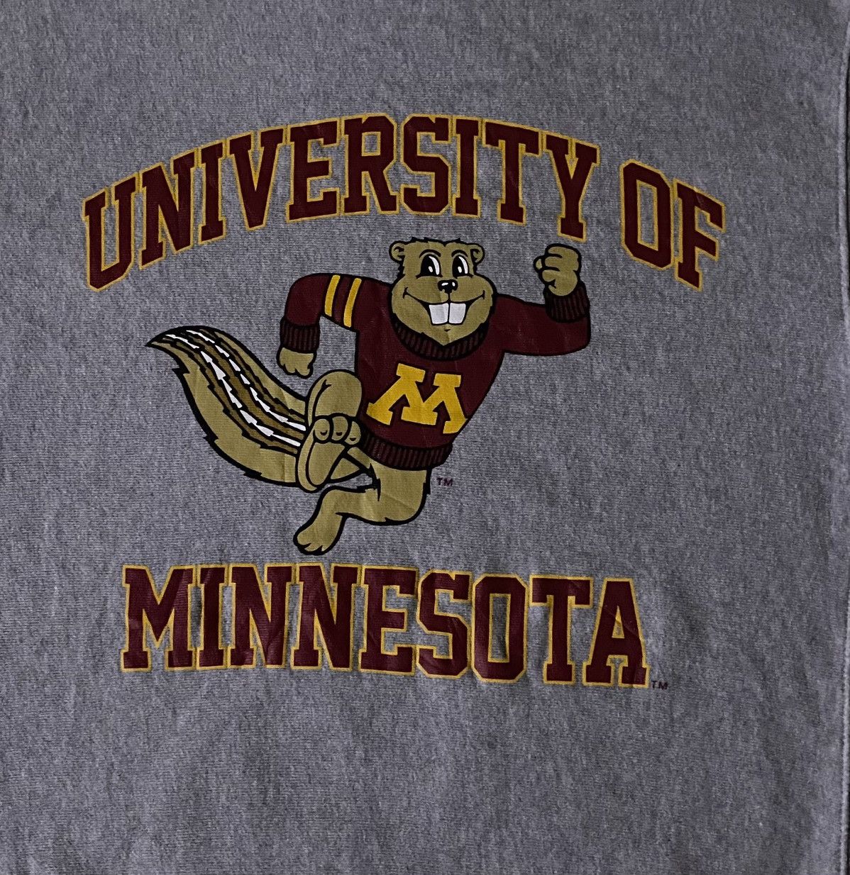 Japanese Brand × Vintage UNIVERSITY OF MINNESOTA X Gu Big Logo Sweatshirt Size US M / EU 48-50 / 2 - 3 Thumbnail