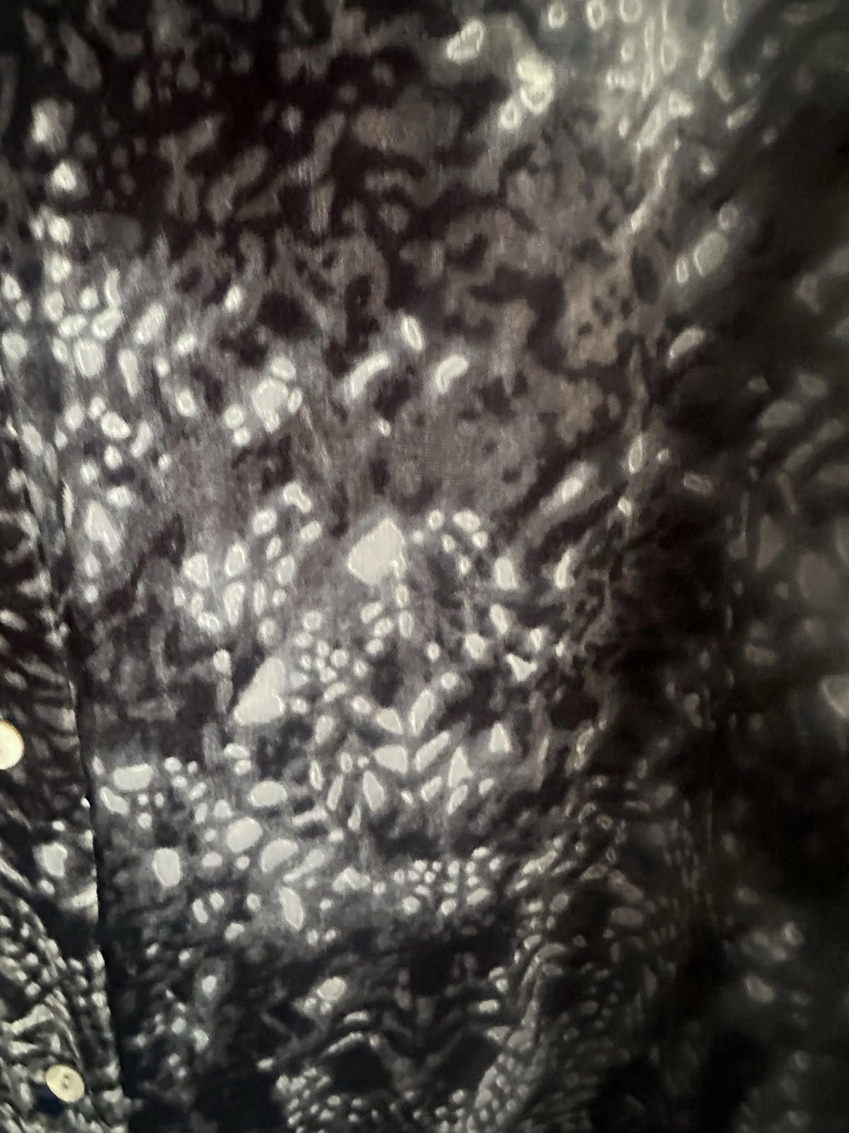 Designer j jill 2X Button Down Faux Velvet Textures Size XXL / US 16-18 / IT 52-54 - 2 Thumbnail