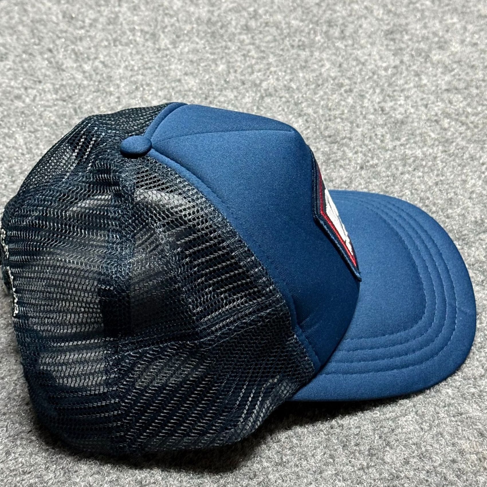 Deus Ex Machina Deus ex Machina Hat Cap Blue Ex Machina Trucker Snapback Adjustable Men One Size Embroidered Size ONE SIZE - 3 Thumbnail