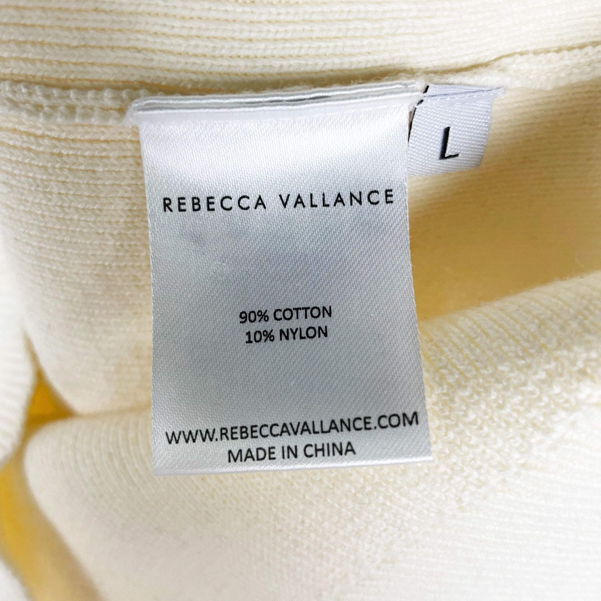 Other Rebecca Vallance Tancy Cotton Stretch Knit Pearl Size L / US 10 / IT 46 - 2 Thumbnail