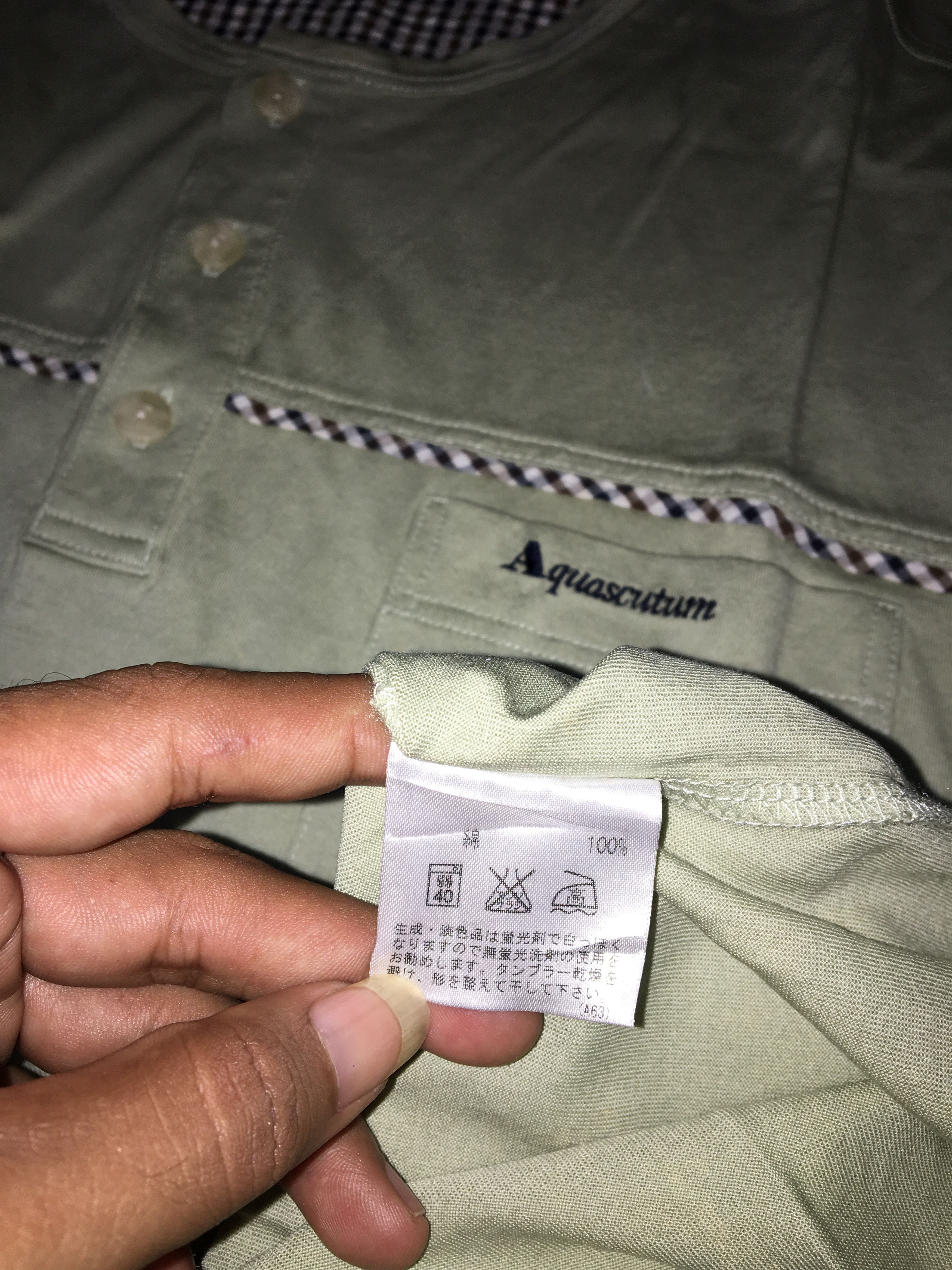 Aquascutum Aquascutum Long Sleeve Shirt Size US M / EU 48-50 / 2 - 9 Thumbnail