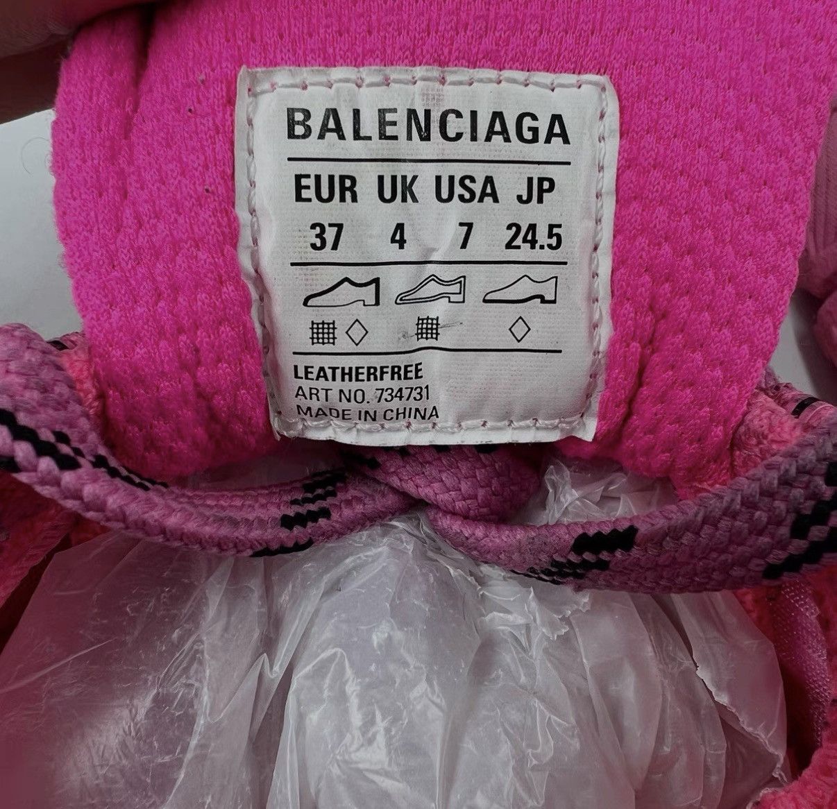 Balenciaga Balenciaga 3XL Pink Distressed Dad Sneakers K12 Size US 7 / IT 37 - 4 Thumbnail