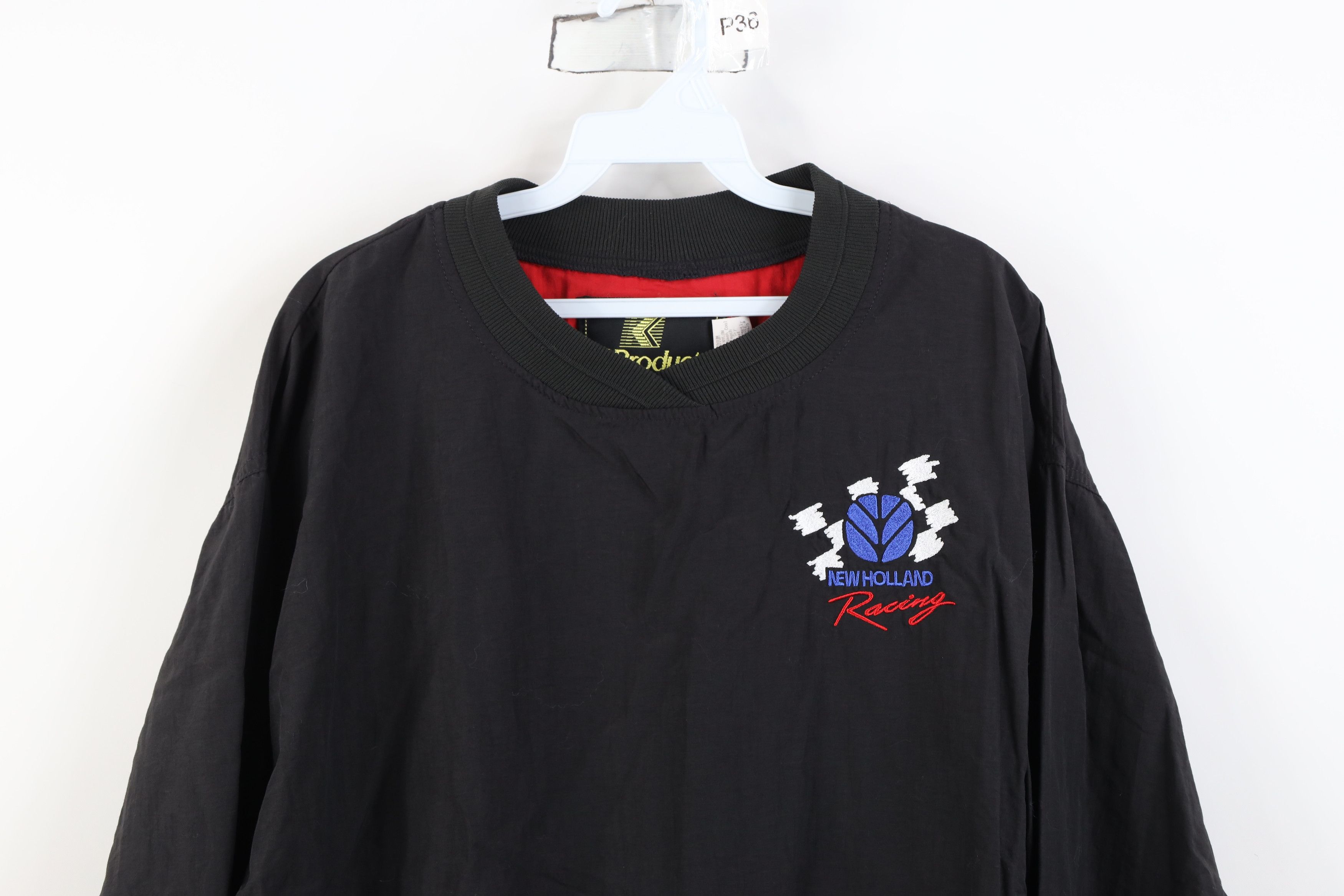 Vintage Vintage 90s New Holland Racing Pullover Windbreaker Jacket Size US M / EU 48-50 / 2 - 2 Thumbnail