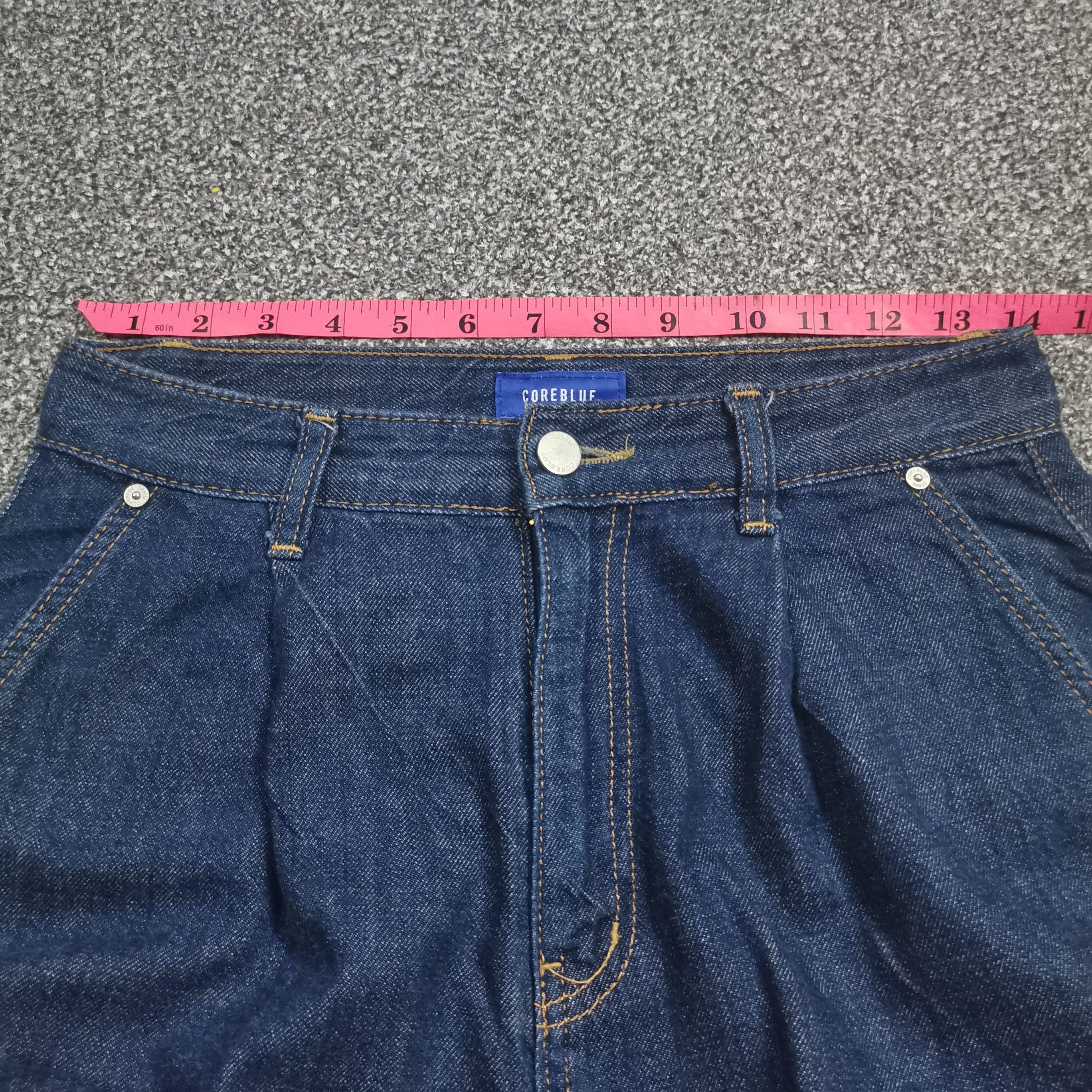 Hysteric Glamour 🔥🔥Vintage Y2k Crazy Baggy D-Rise Cutting Core Blue Denim Size US 28 / EU 44 - 15 Thumbnail