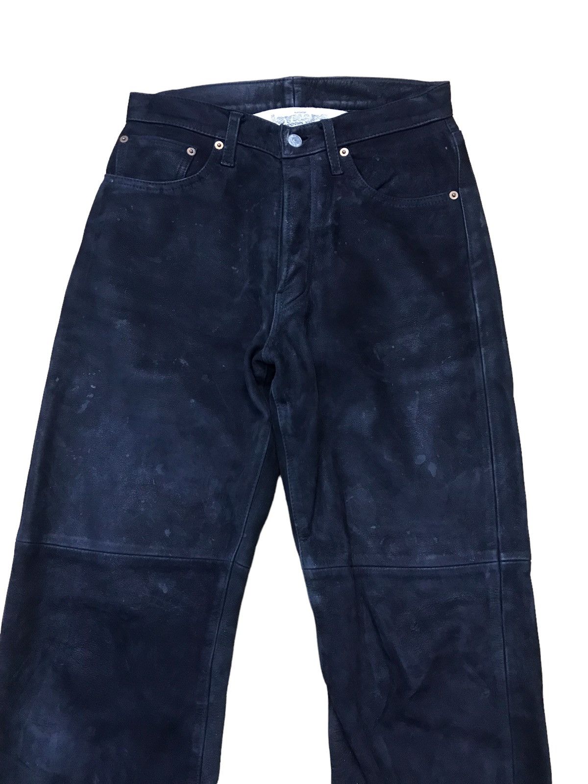 Japanese Brand × Leather SYNAPS Work Leather Pant Size US 26 / EU 42 - 2 Thumbnail