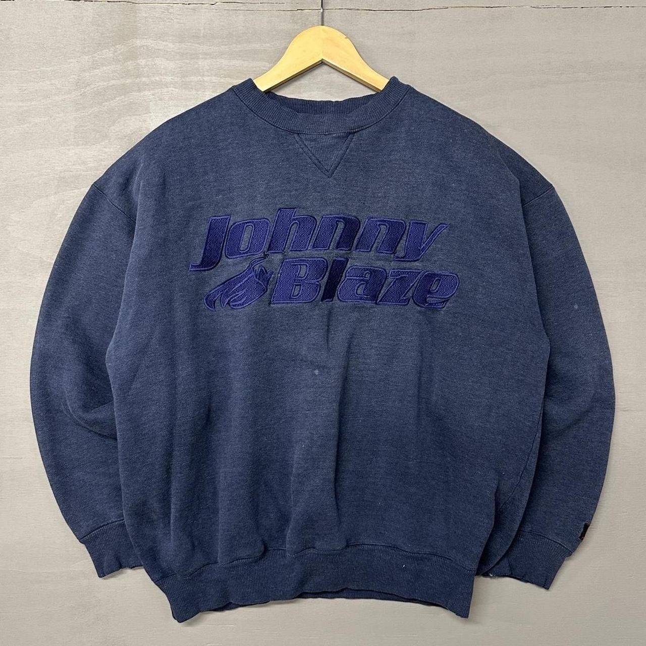 Vintage Y2K Johnny Blaze Heavyweight Embroidered Sweatshirt XL Size US XL / EU 56 / 4 - 1 Thumbnail
