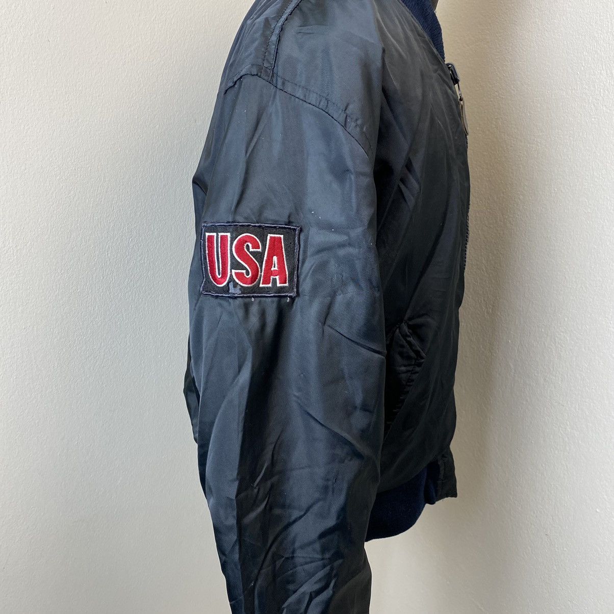 Vintage Jacket Fly Intermediate Vintage 90s MA 1 Fly Bomber