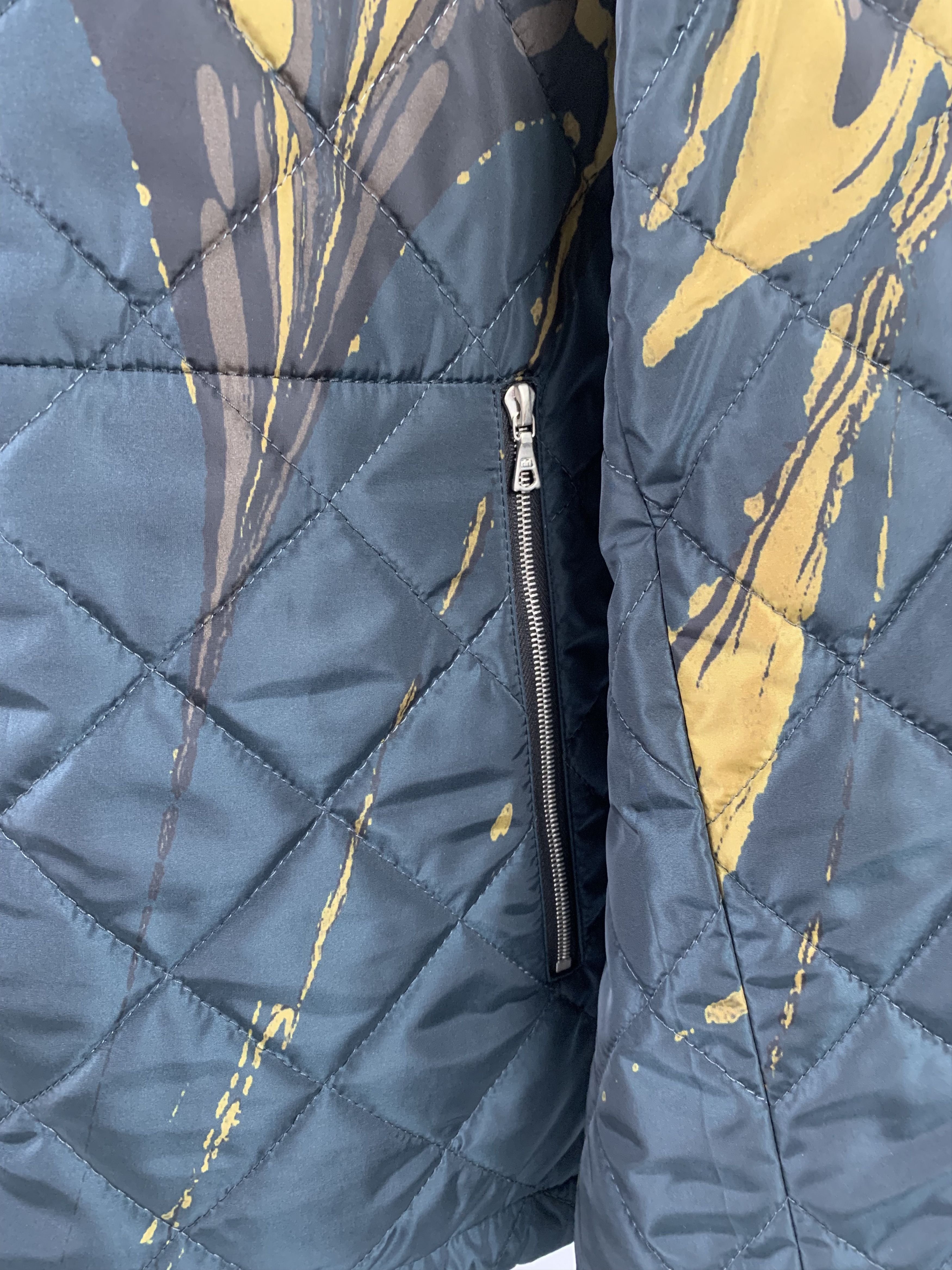 Dries Van Noten Dries Van Noten Marbled Green Light Puffa Jacket Size US L / EU 52-54 / 3 - 9 Thumbnail