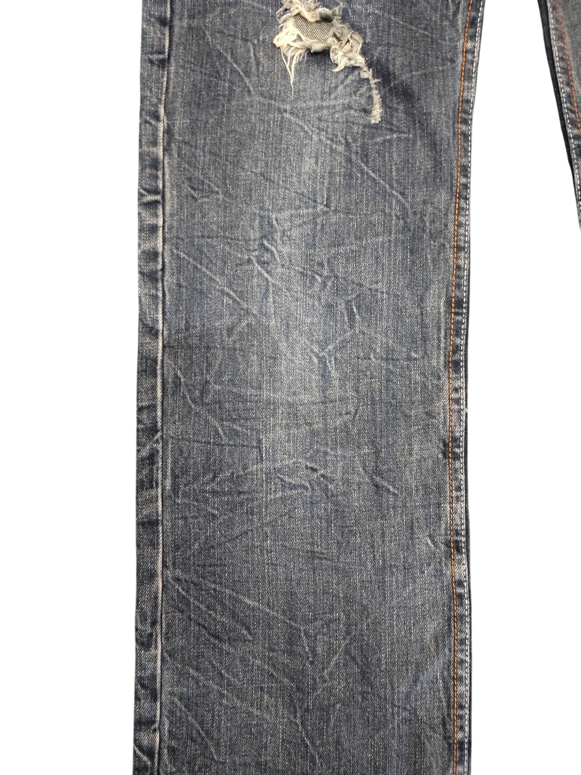 Hysteric Glamour × Undercover Japanese Brand Root Three Clawmark Distress Faded Jeans Size US 32 / EU 48 - 4 Thumbnail