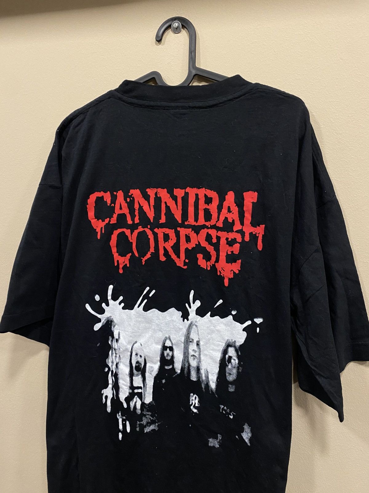 Band Tees Vintage 90s Cannibal Corpse Rock T-Shirt Size US XXL / EU 58 / 5 - 7 Thumbnail