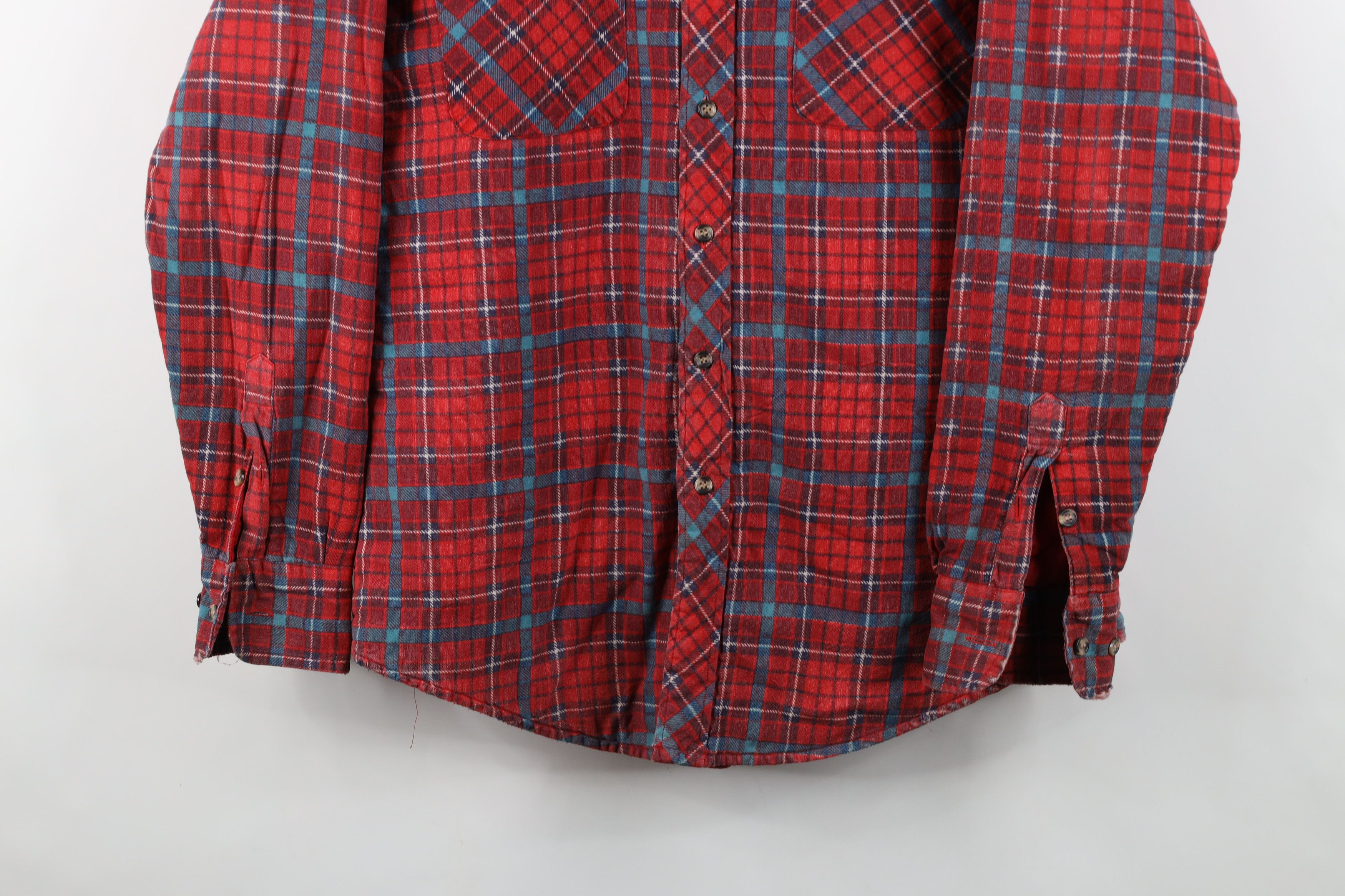 Vintage Vintage 90s Streetwear Flannel Button Shirt Jacket Jac Shirt Size US M / EU 48-50 / 2 - 3 Thumbnail