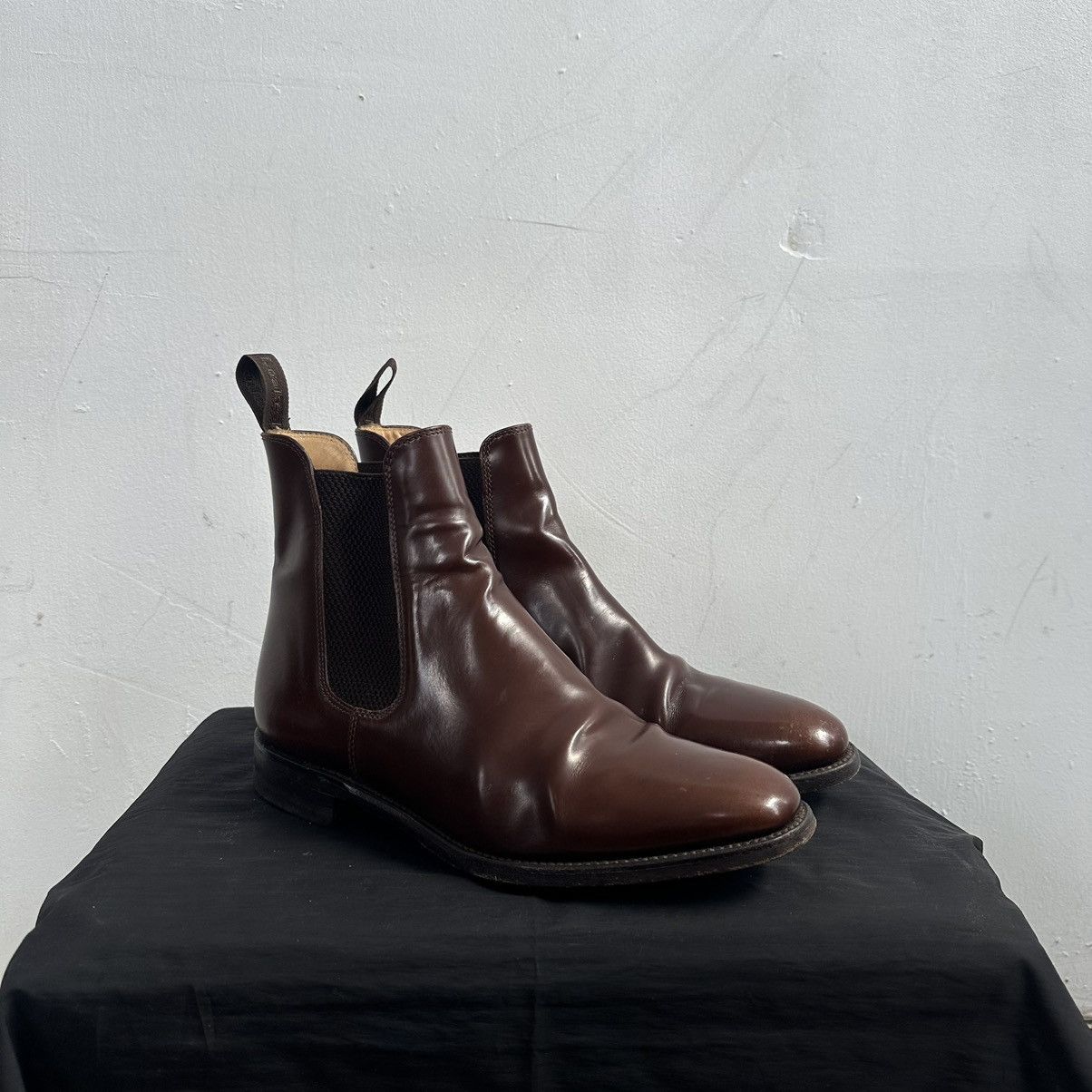 Loake Mens Loake Chelsea Leather Boots Shoes Brown 8.5 Size US 8.5 / EU 41-42 - 4 Thumbnail